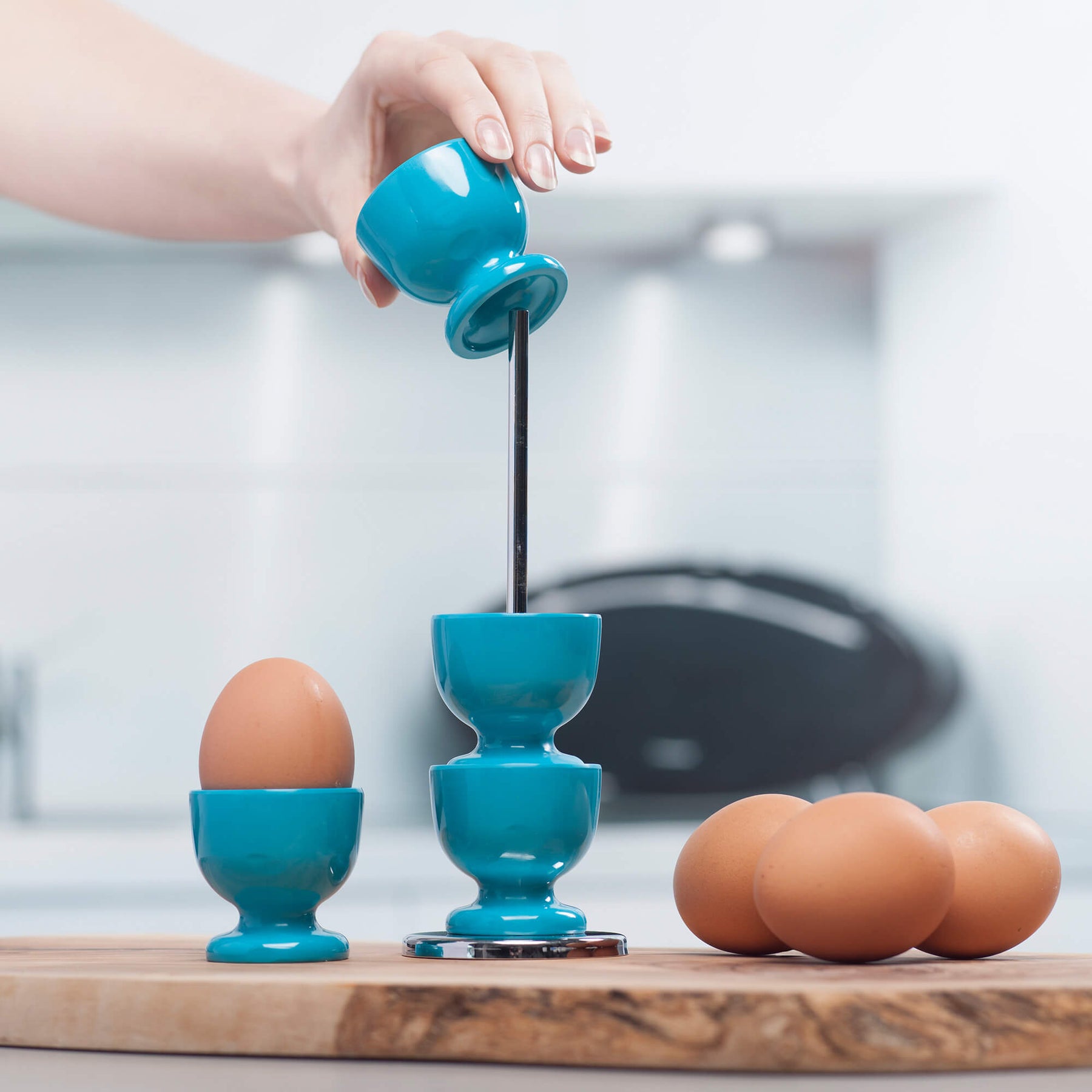 Stack and Store™ Egg Cup Set with Stand