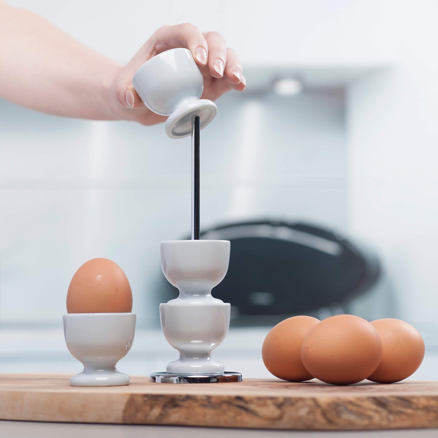 Stack and Store™ Egg Cup Set with Stand