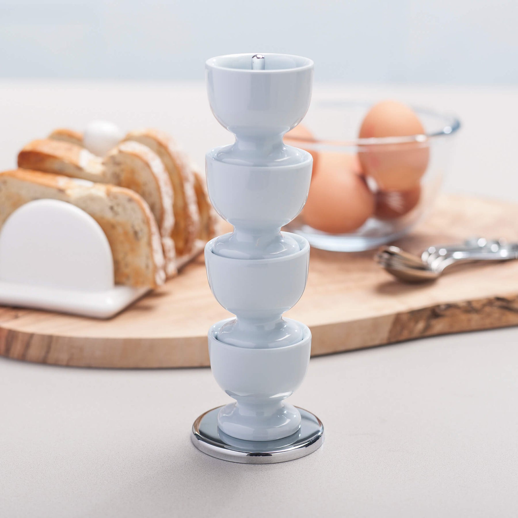Stack and Store™ Egg Cup Set with Stand