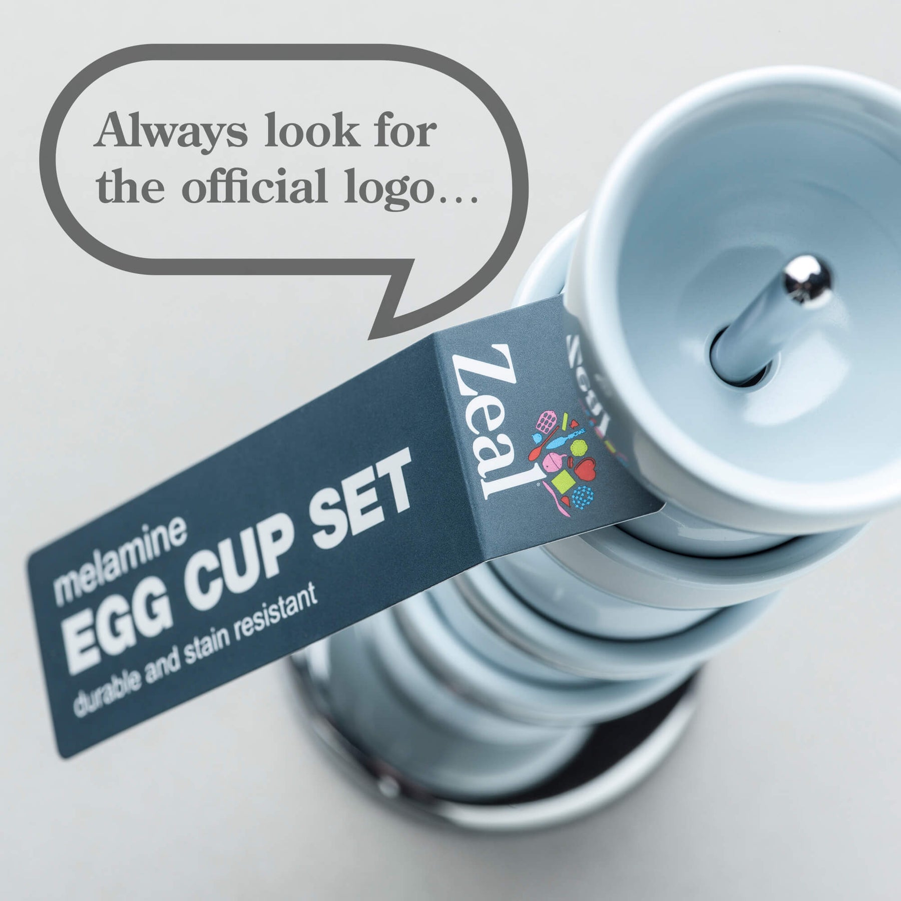 Stack and Store™ Egg Cup Set with Stand