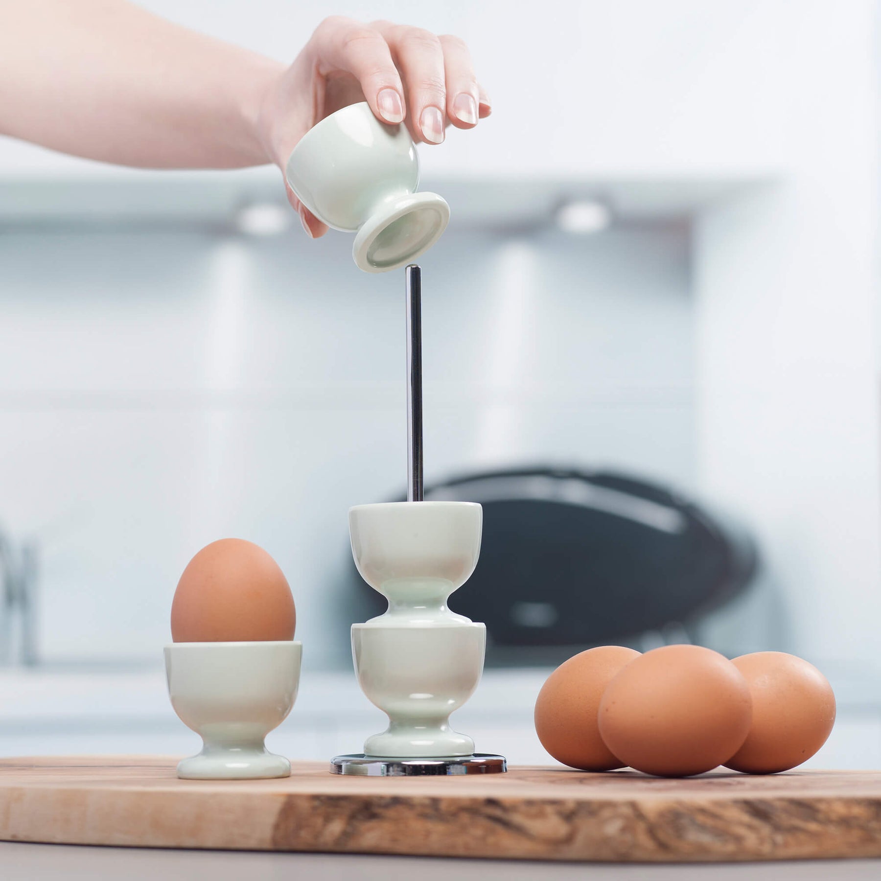 Stack and Store™ Egg Cup Set with Stand