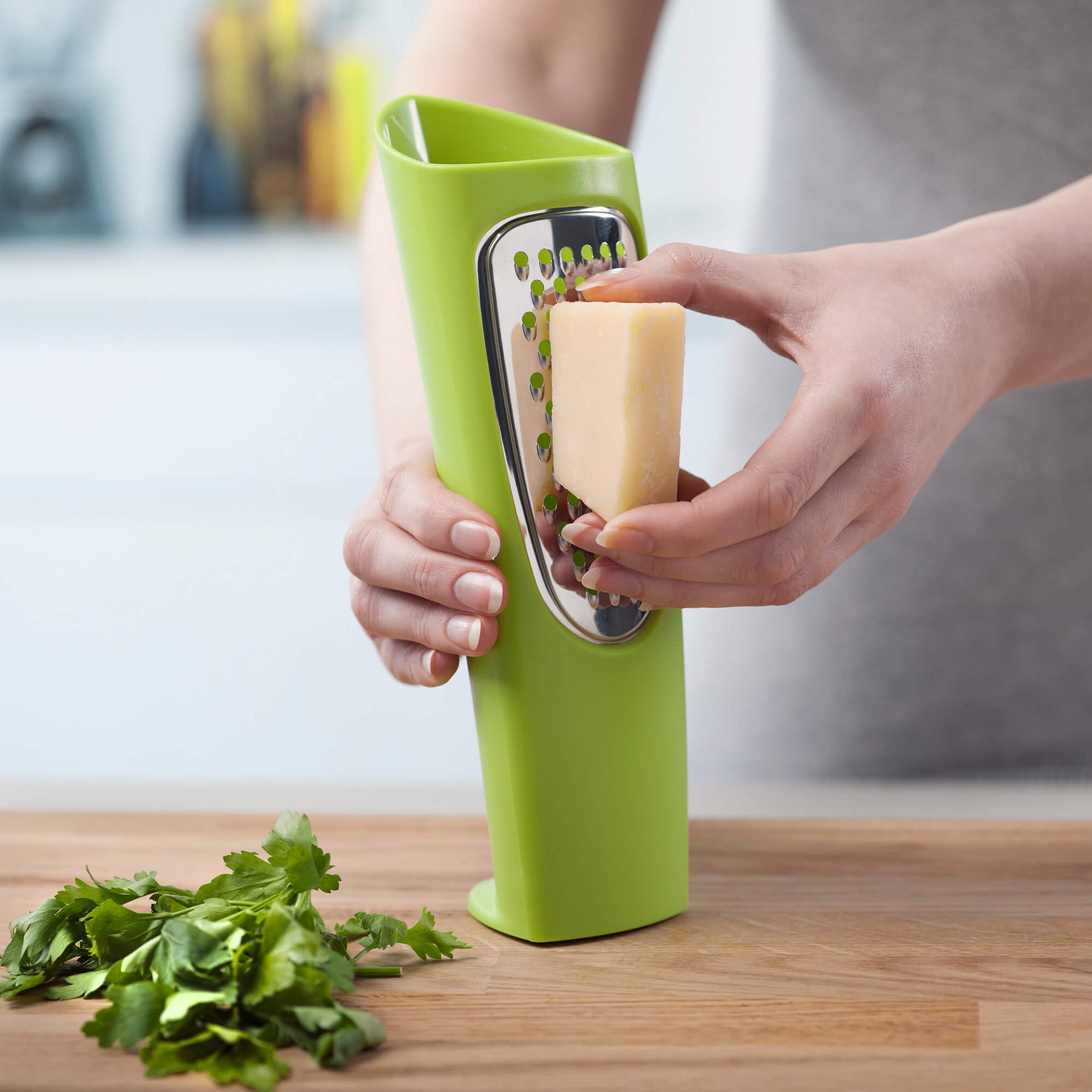 Grate and Serve Tower Grater