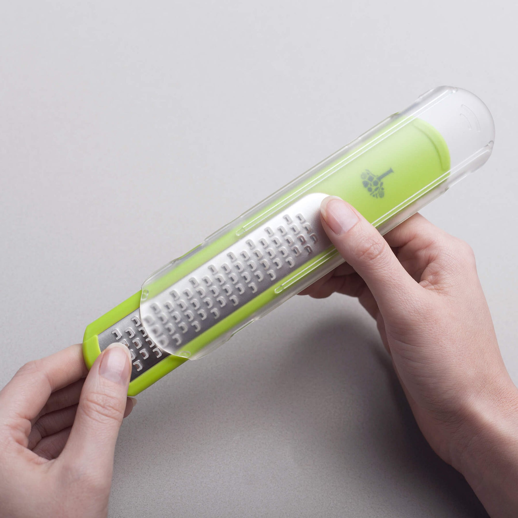 Fine Cheese Grater with Slide Out Handle