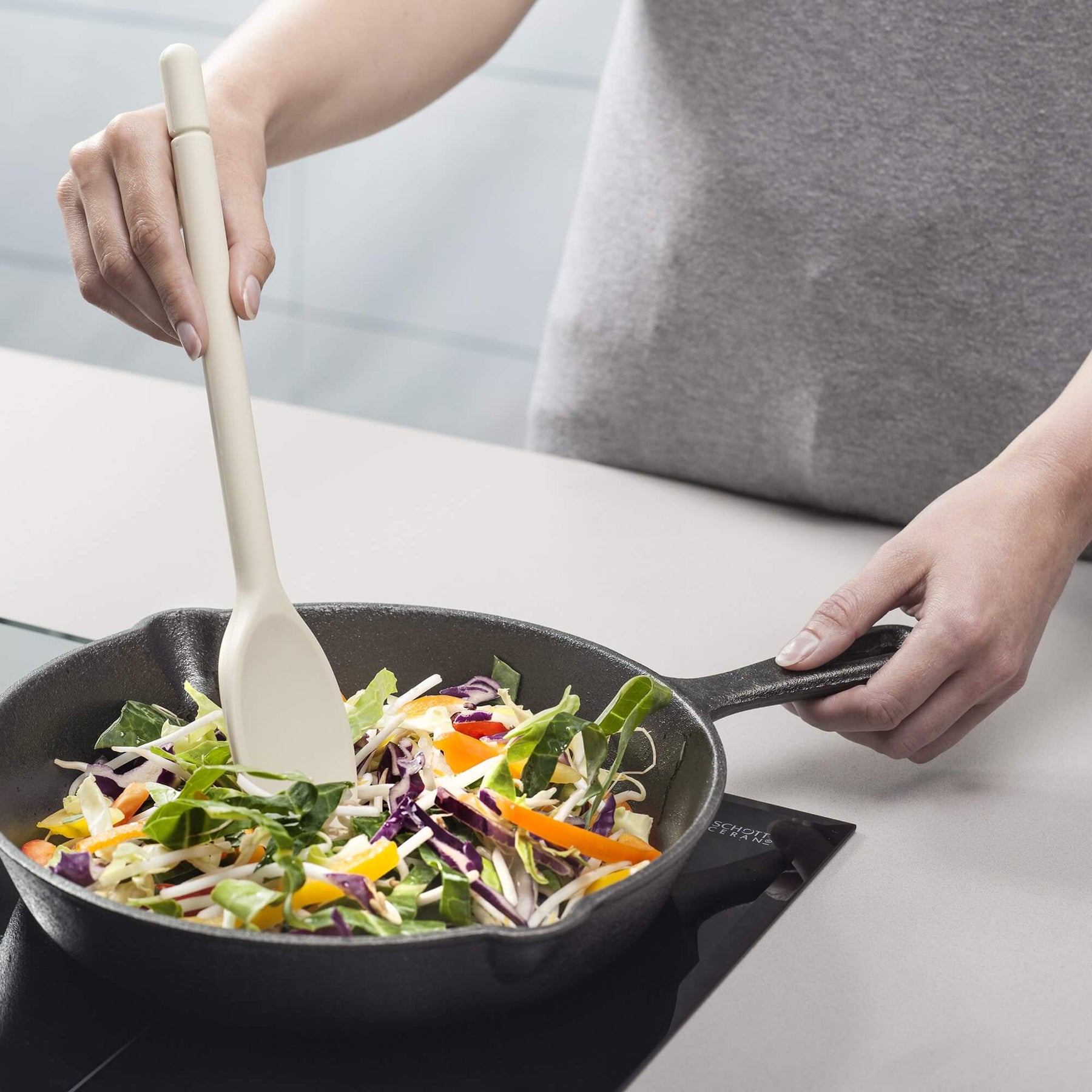 Traditional Silicone Cook’s Spoon, 25cm