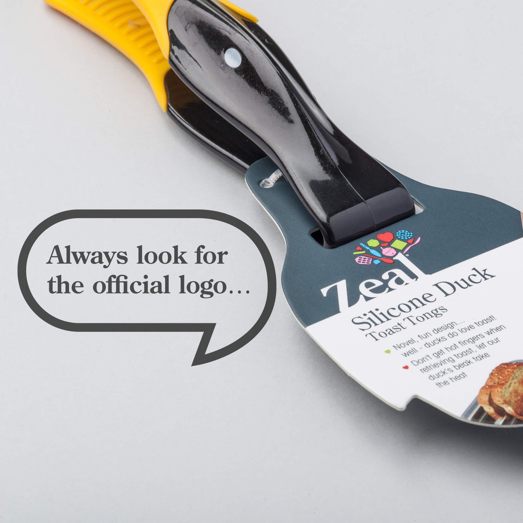 Silicone Duck Toast Tongs