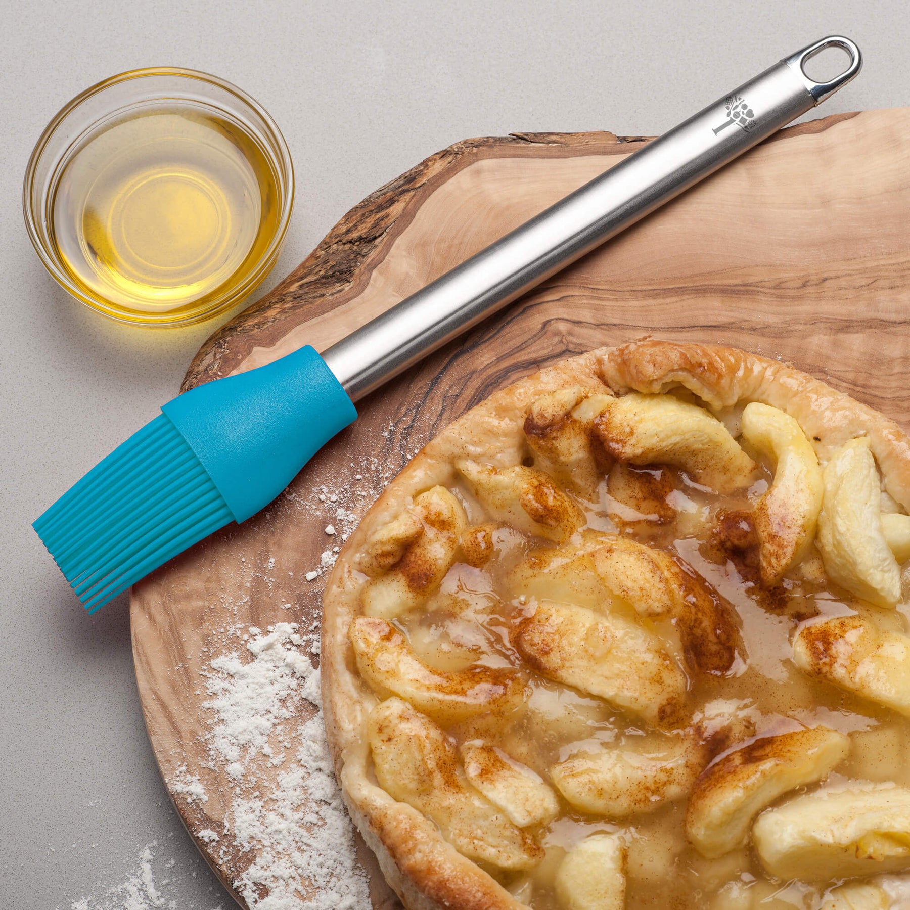 Silicone Basting Brush with Stainless Steel Handle