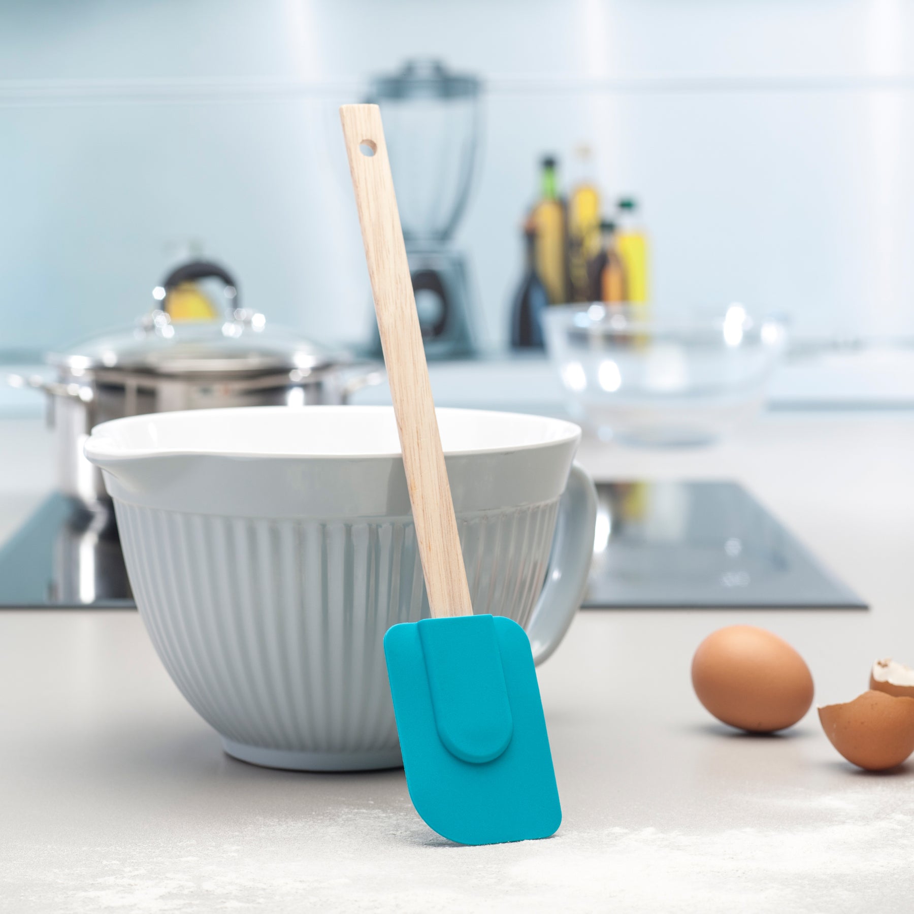 Silicone Spatula with Wooden Handle