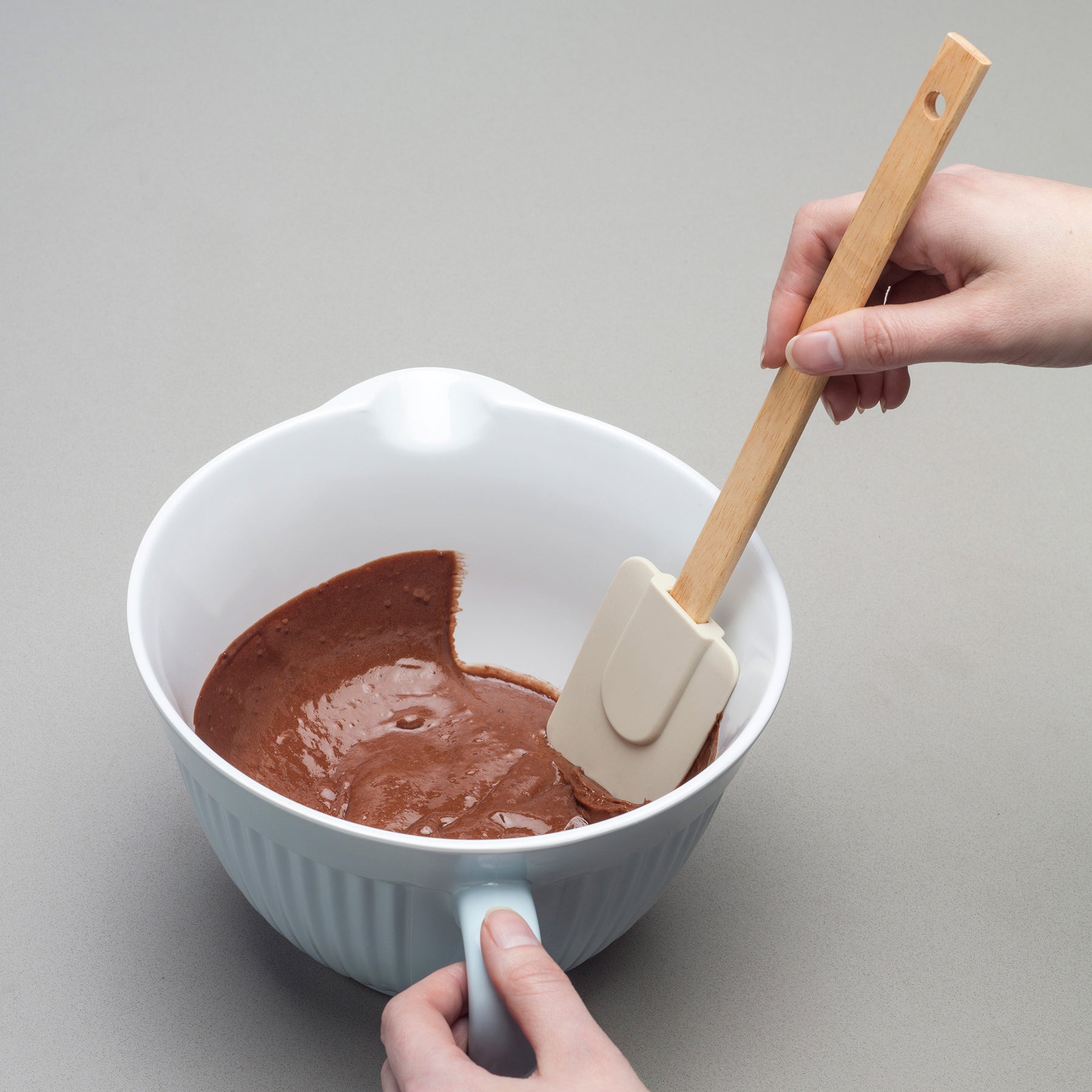 Silicone Spatula with Wooden Handle