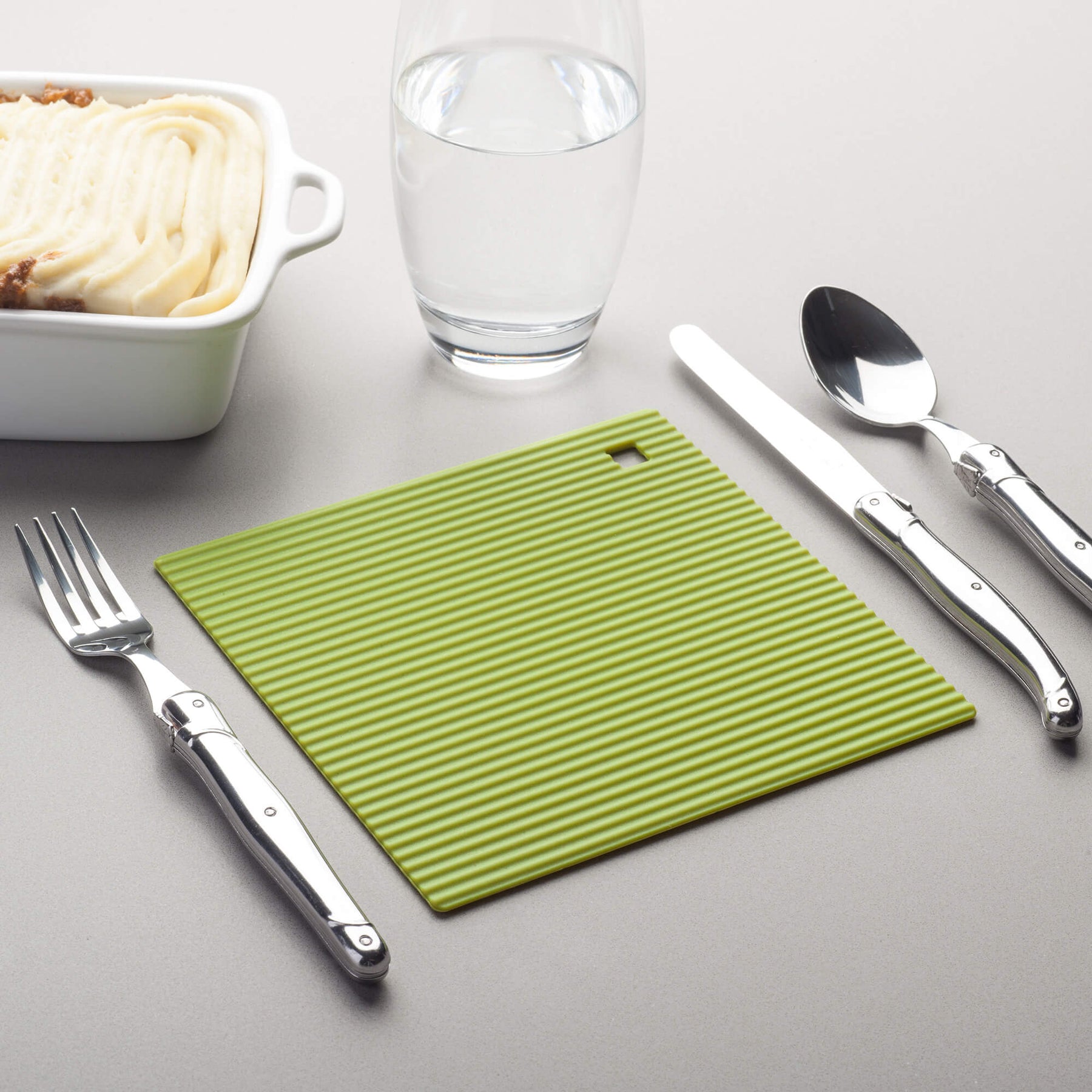 Silicone Square Hot Mat Trivet, 18cm