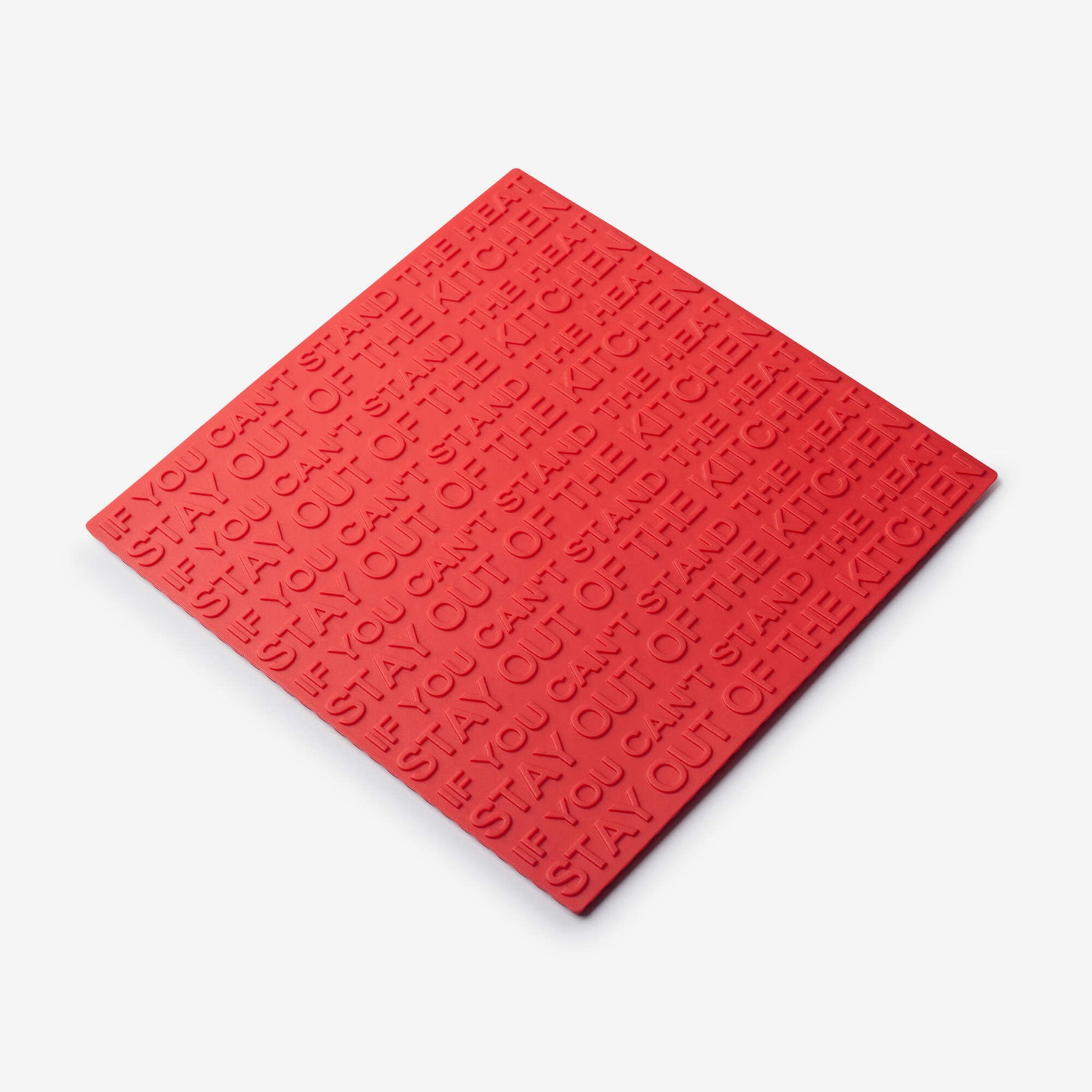 Silicone Square Hot Mat Trivet Print Design