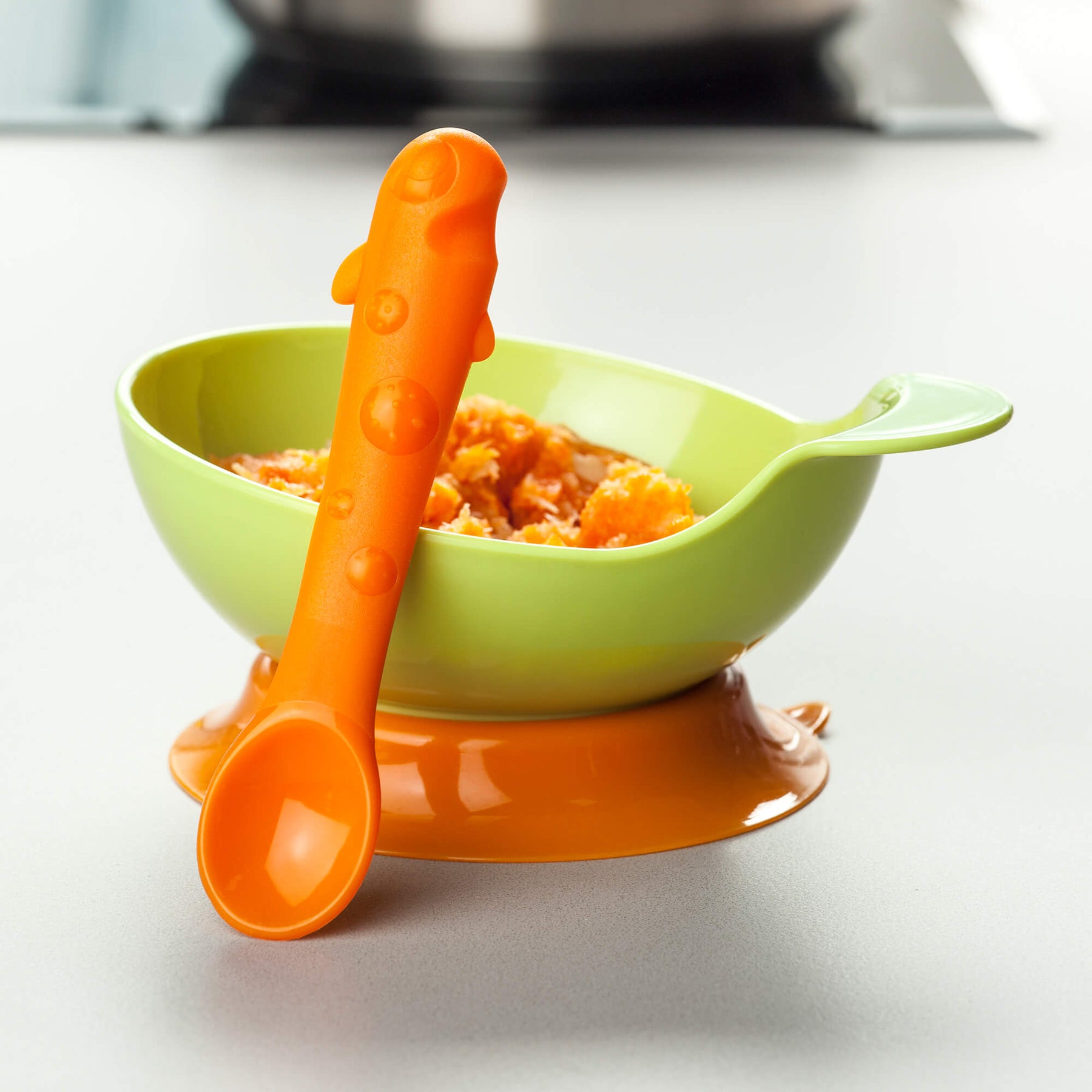 Suction Base Baby Bowl & Spoon Set