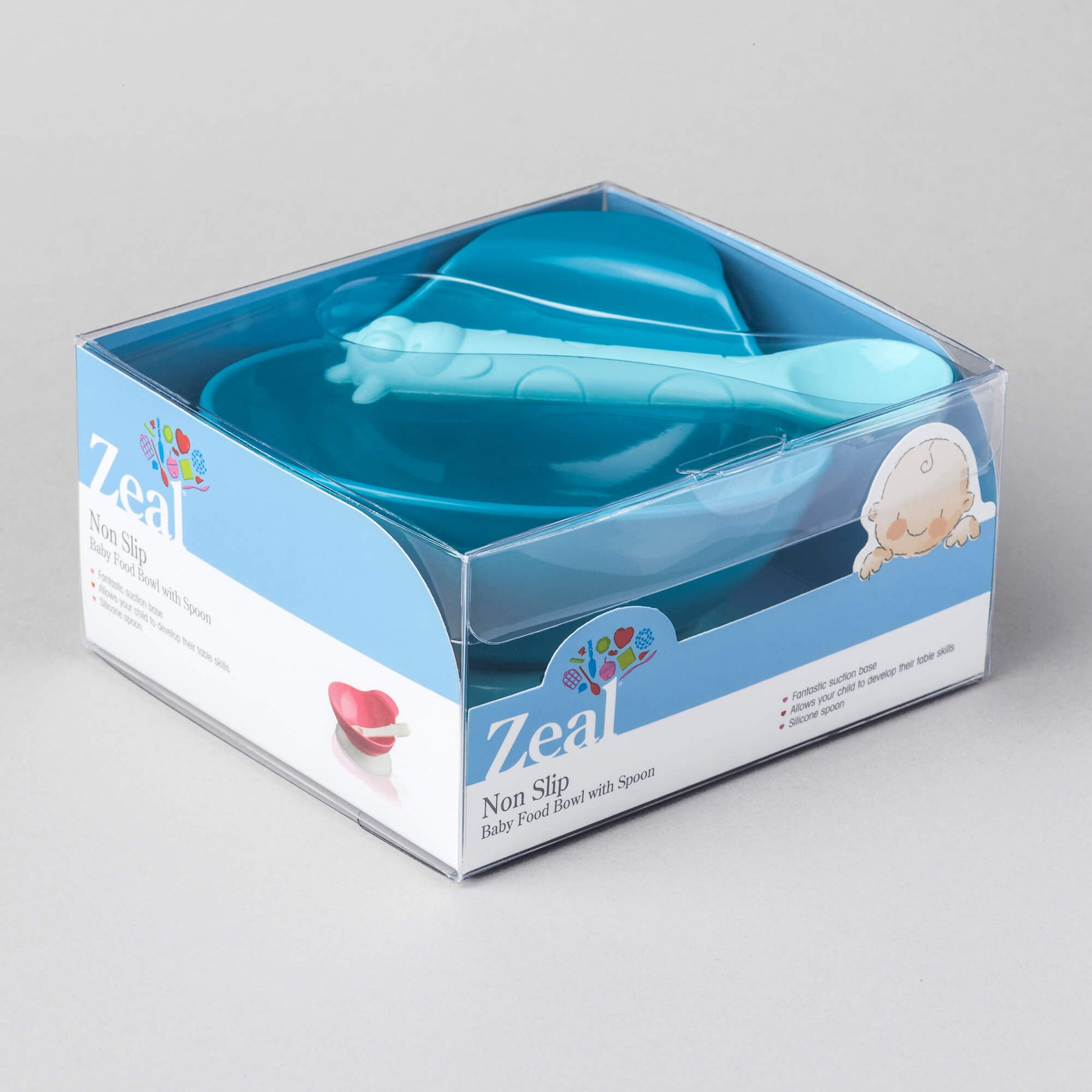 Suction Base Baby Bowl & Spoon Set