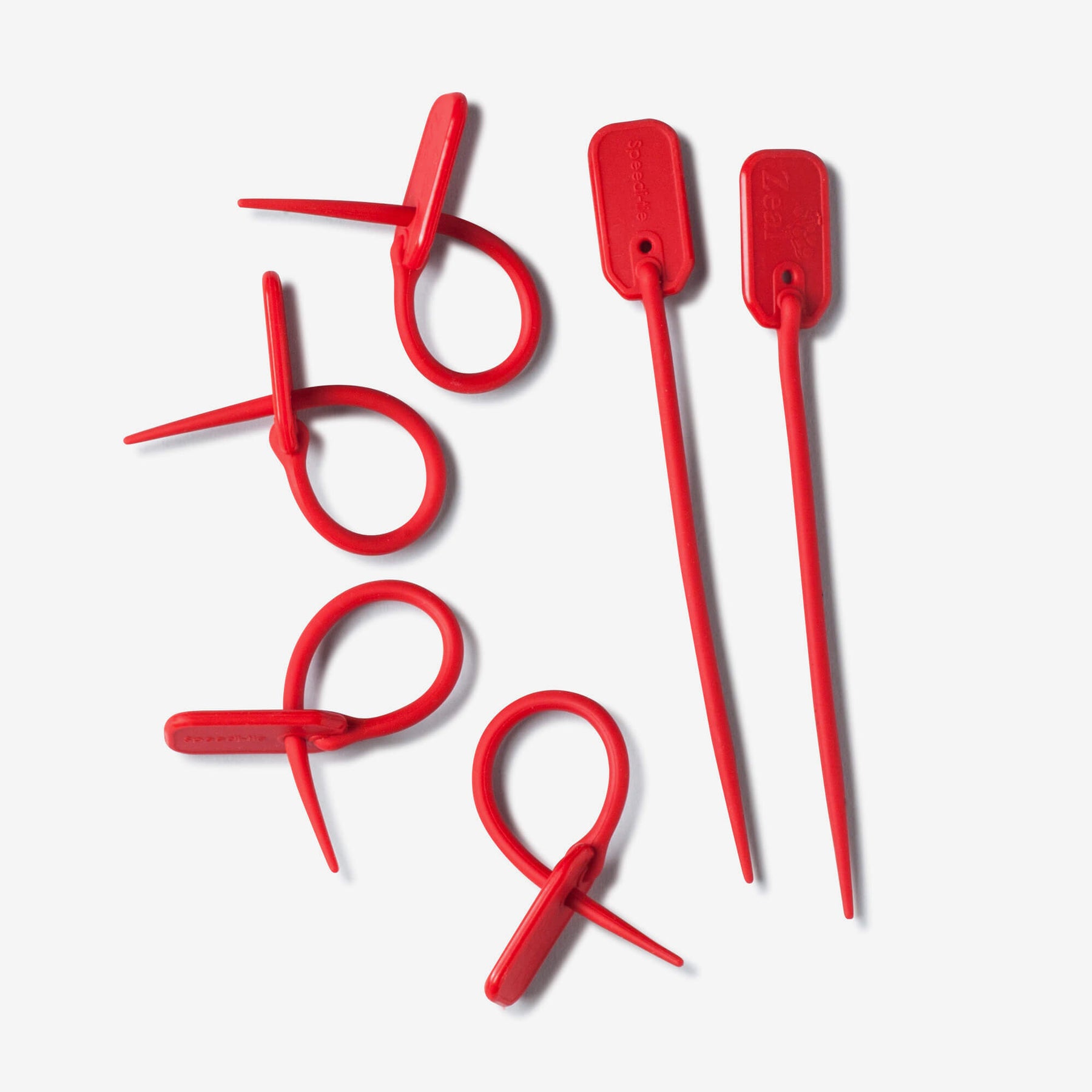 Silicone Food Ties, Set of 6, Small