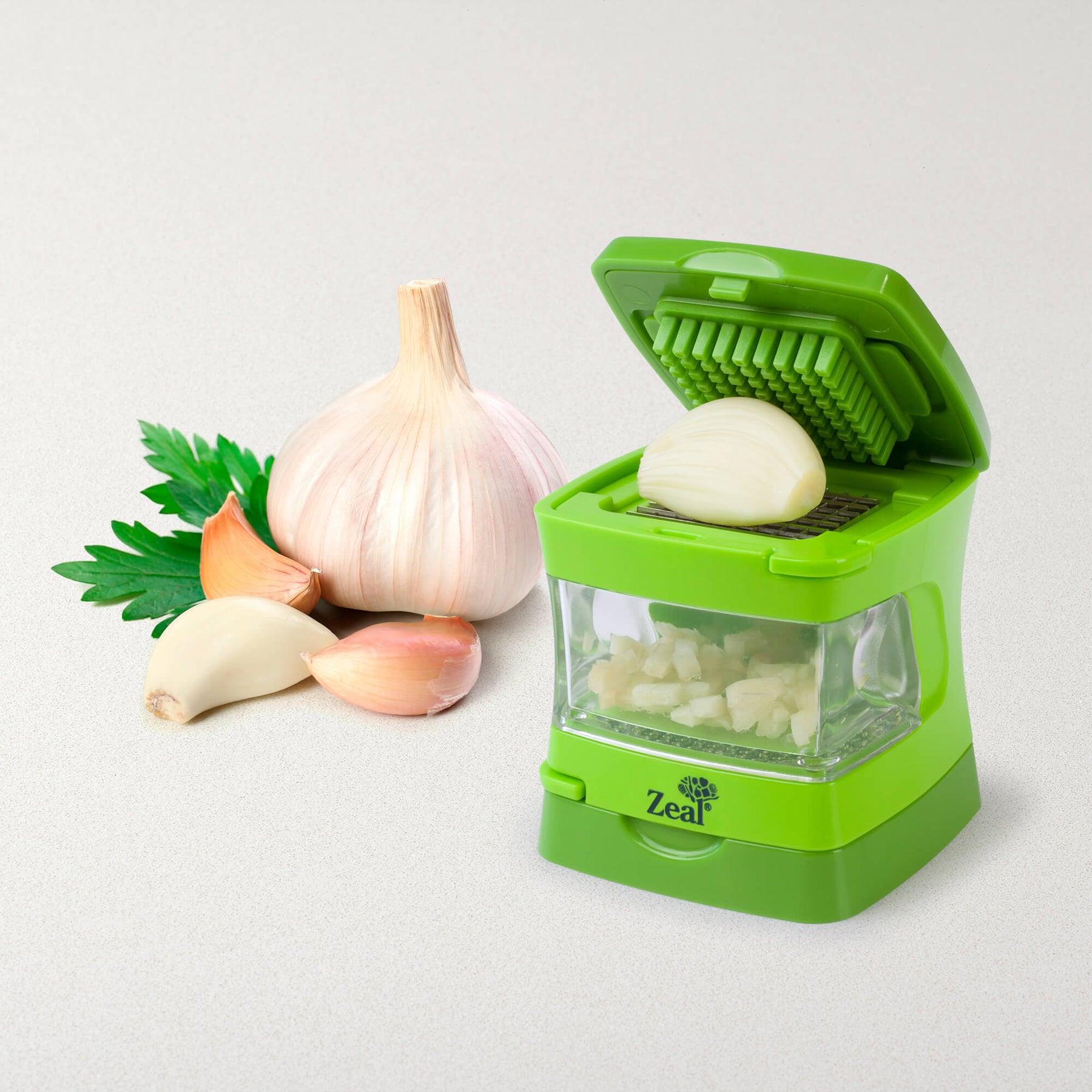 All in One Garlic Dice, Slice & Press