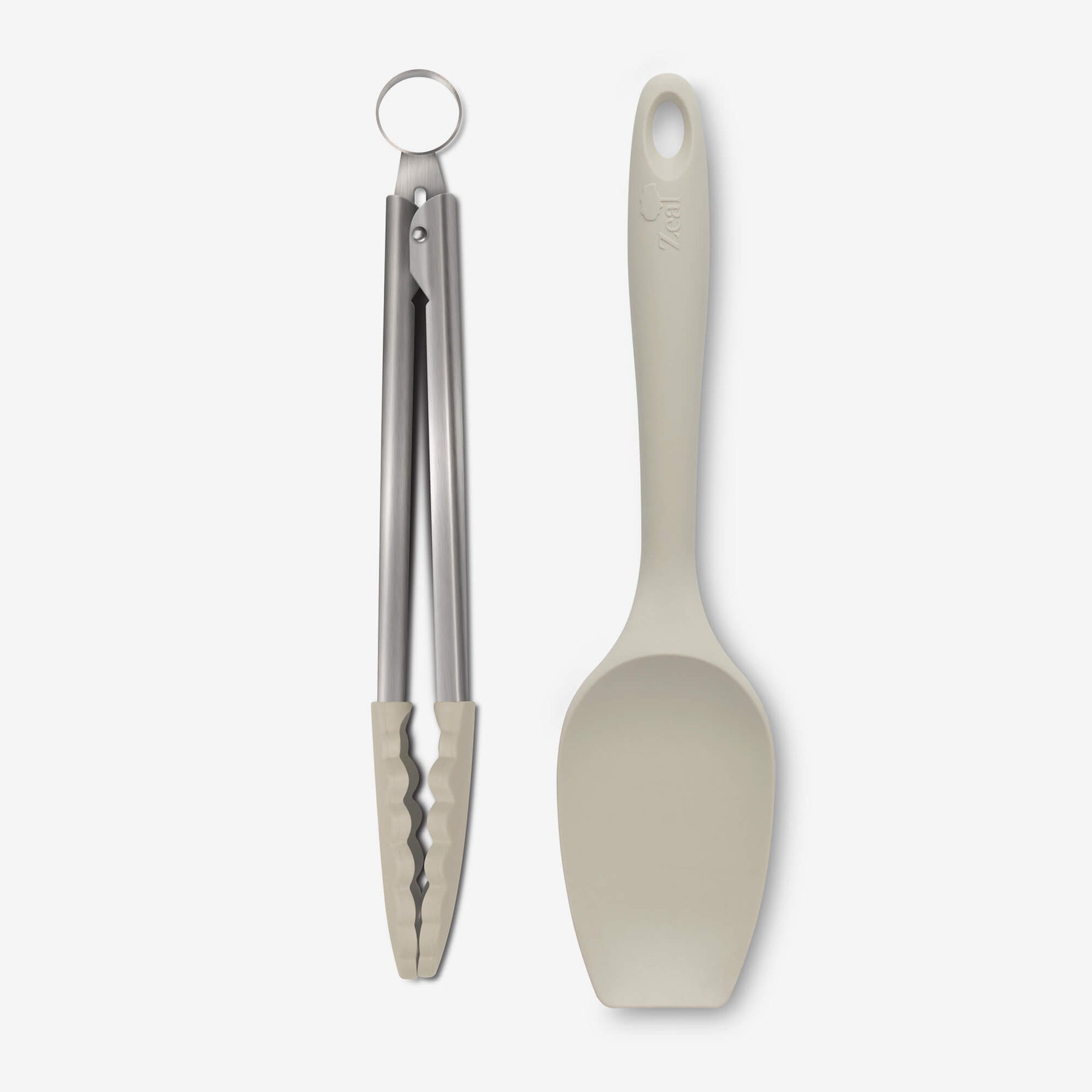 Silicone Kitchen Tongs & Spatula Spoon Set