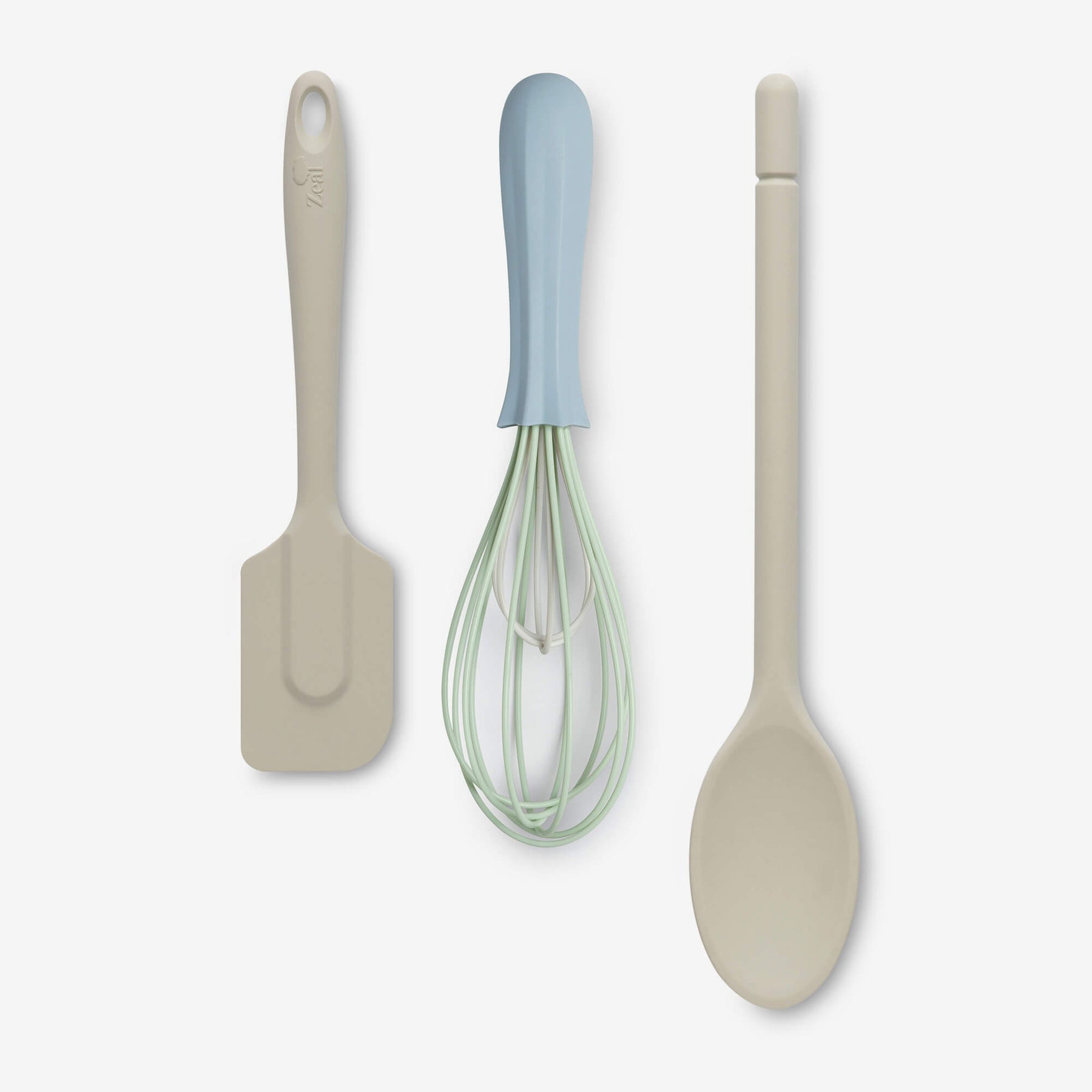 Silicone Spatula, Traditional Spoon & Whisk Set