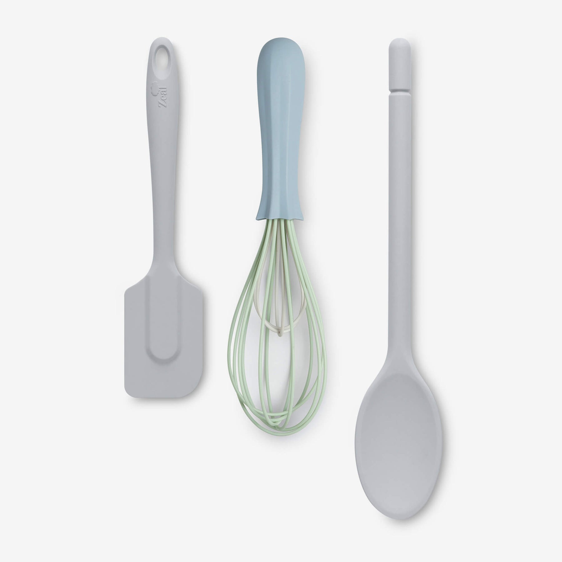 Silicone Spatula, Traditional Spoon & Whisk Set