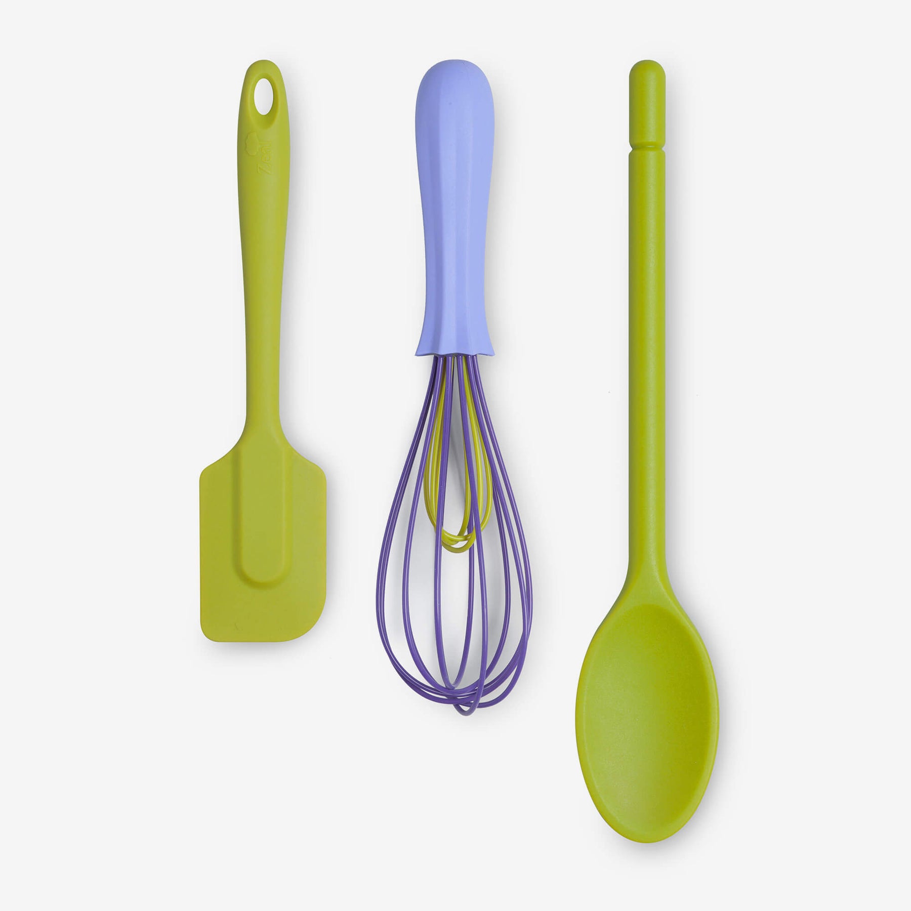 Silicone Spatula, Traditional Spoon & Whisk Set