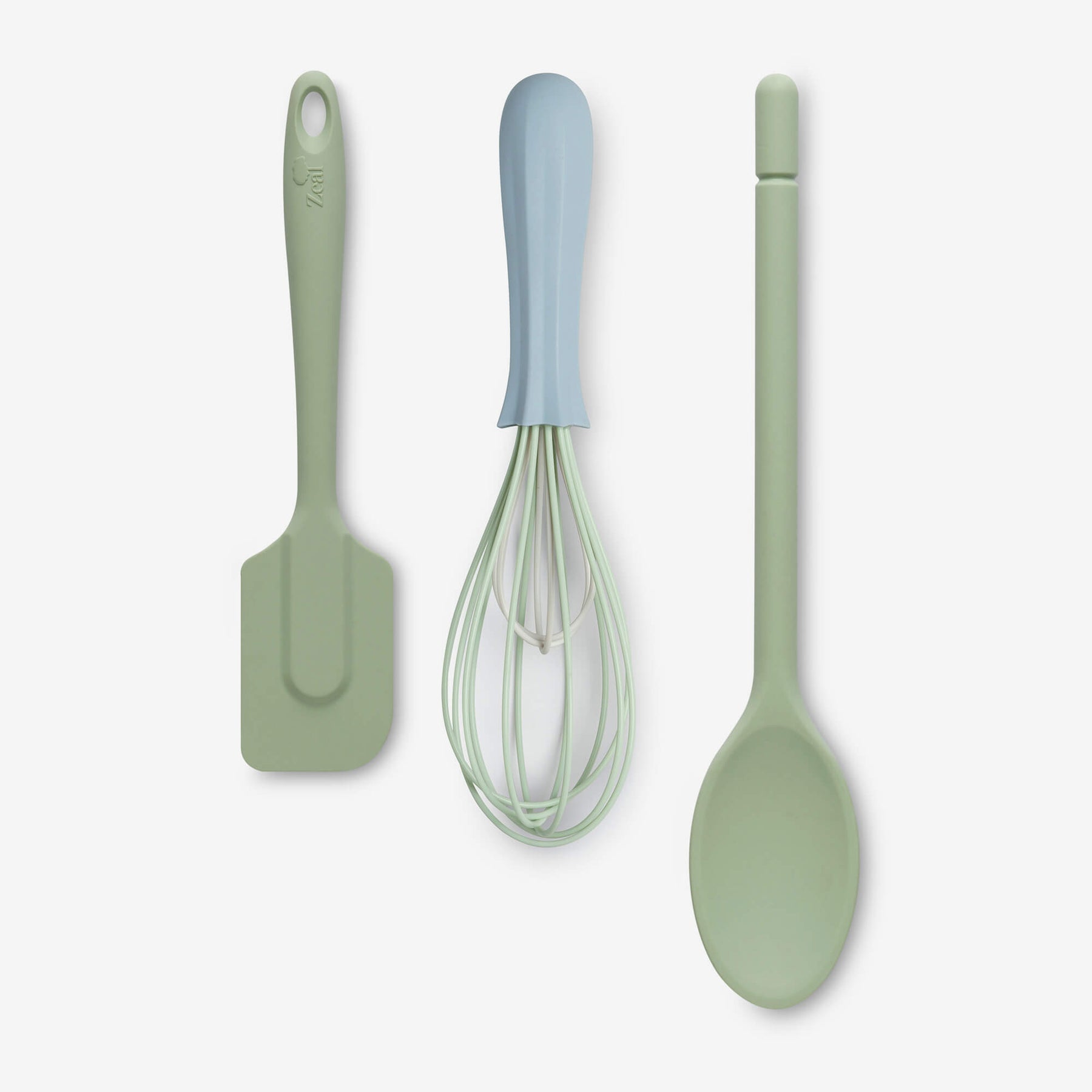 Silicone Spatula, Traditional Spoon & Whisk Set