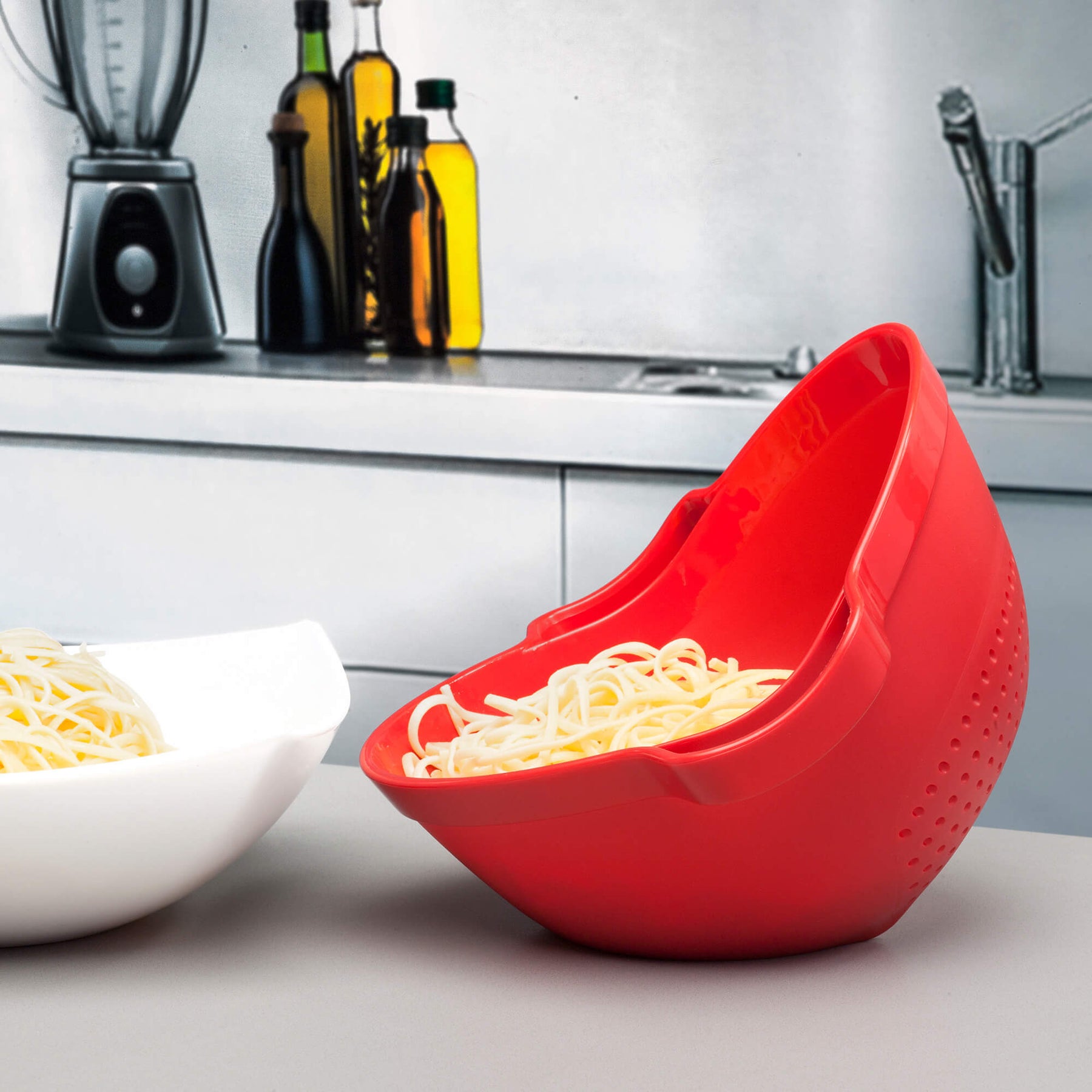 Drain & Serve™ Colander