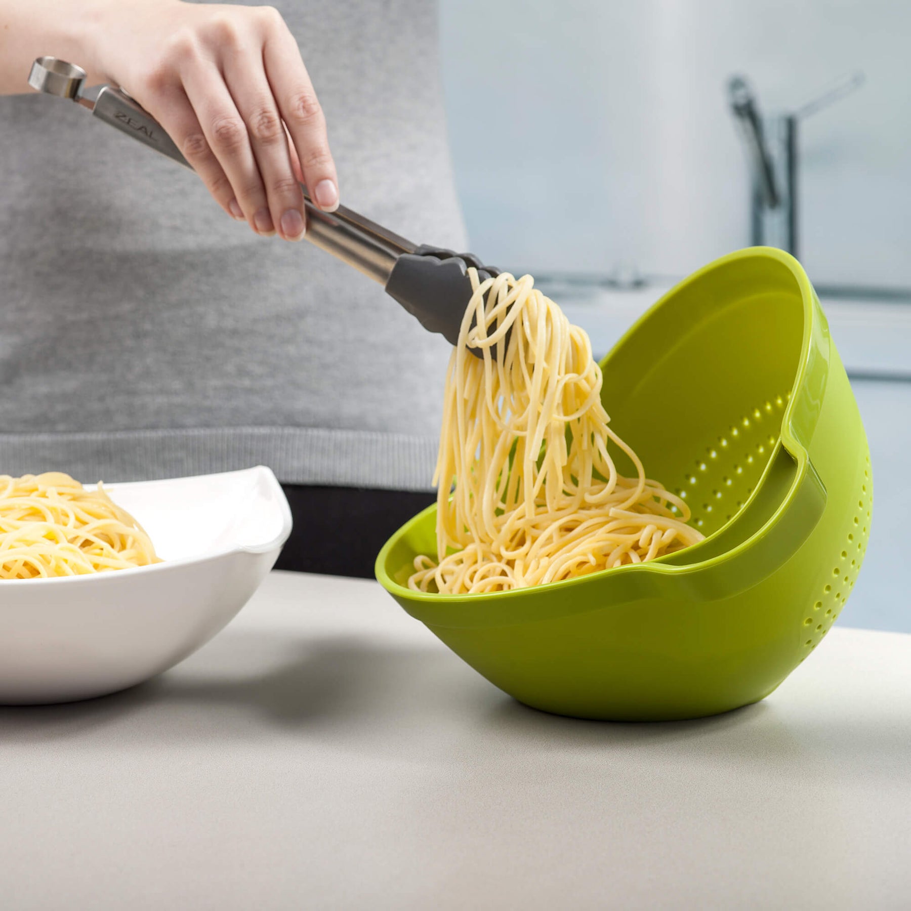 Drain & Serve™ Colander