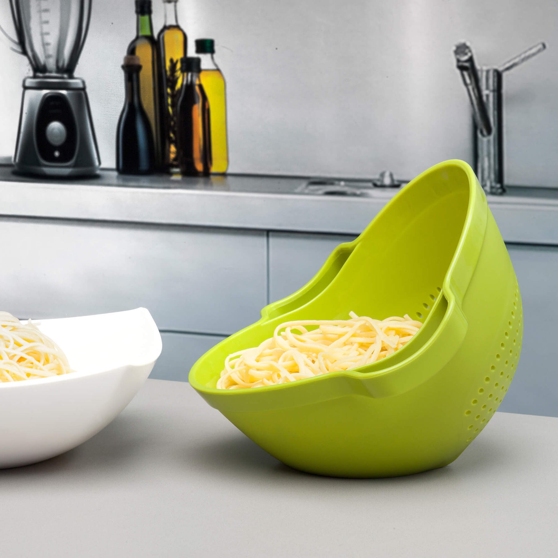 Drain & Serve™ Colander