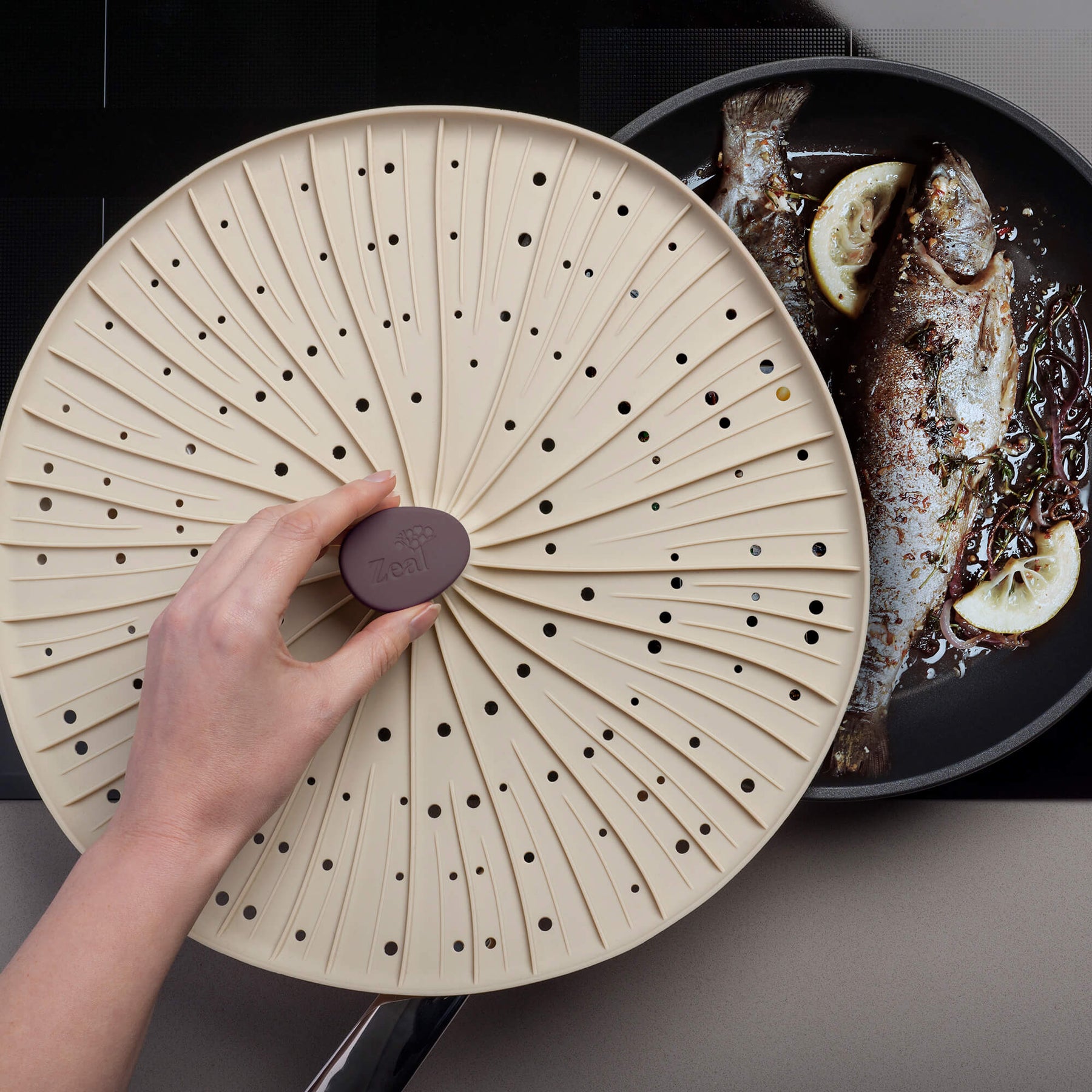 Mushroom Silicone Splatter Guard