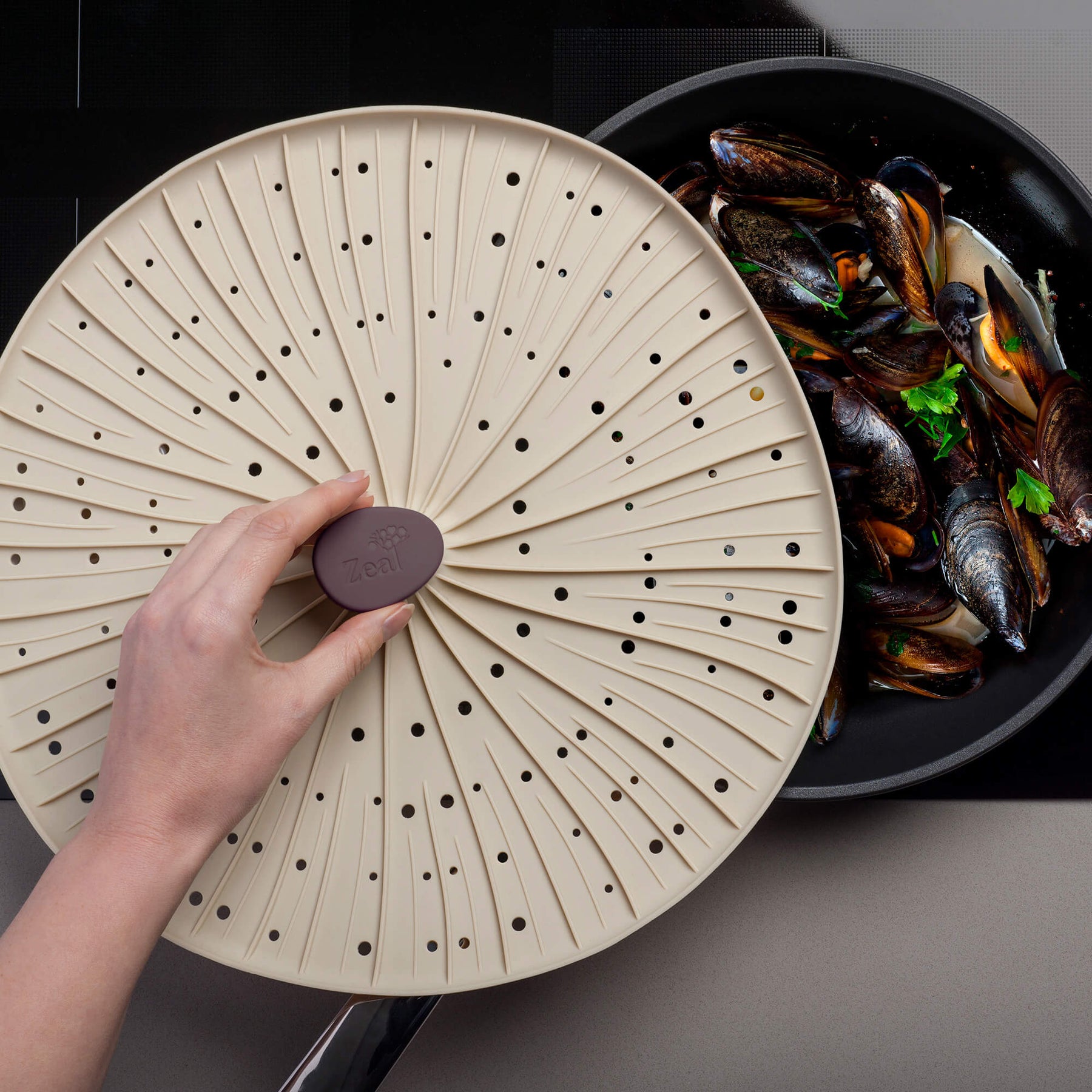 Mushroom Silicone Splatter Guard