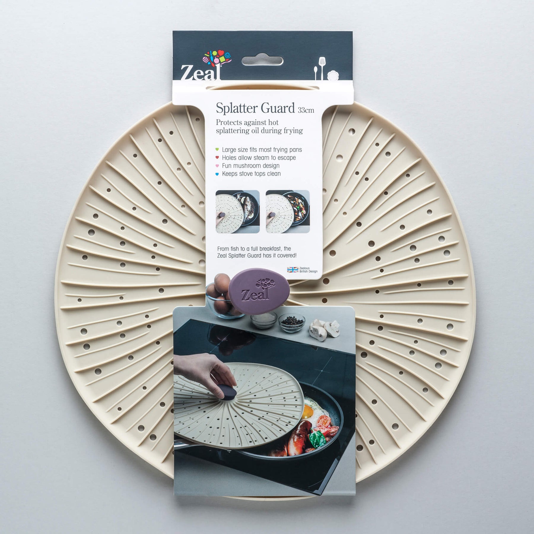 Mushroom Silicone Splatter Guard
