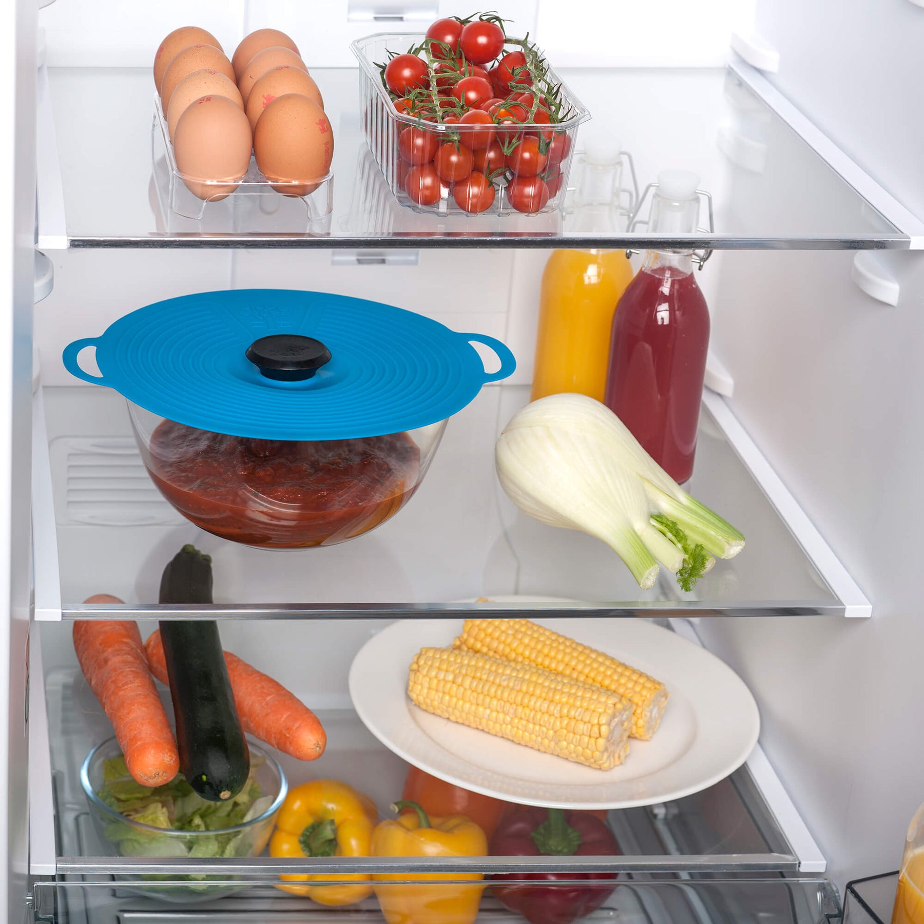 Classic Self Sealing Silicone Lids, Set of 5
