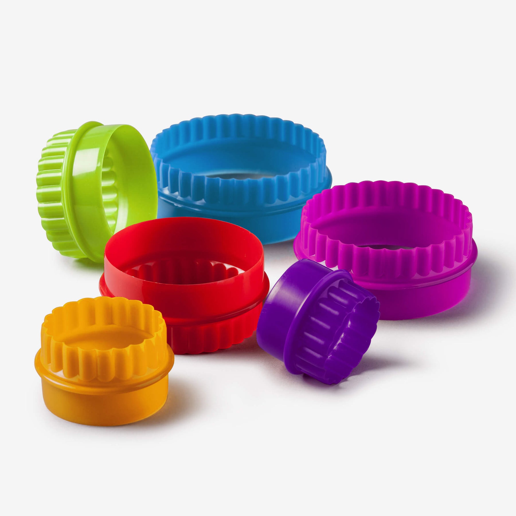 Round Cookie Cutters, Set of 6