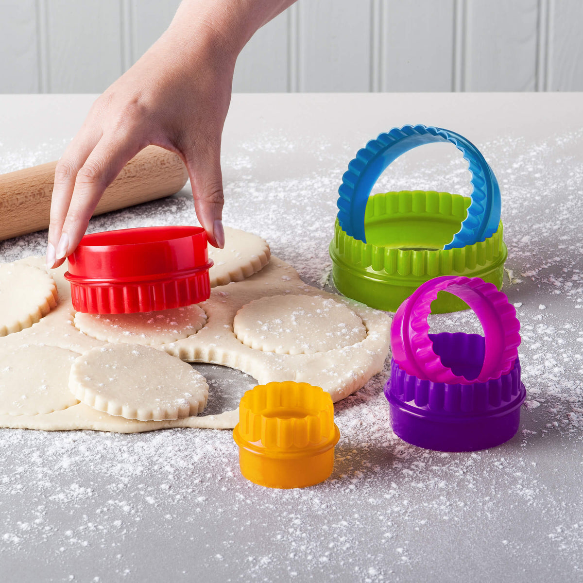 Round Cookie Cutters, Set of 6