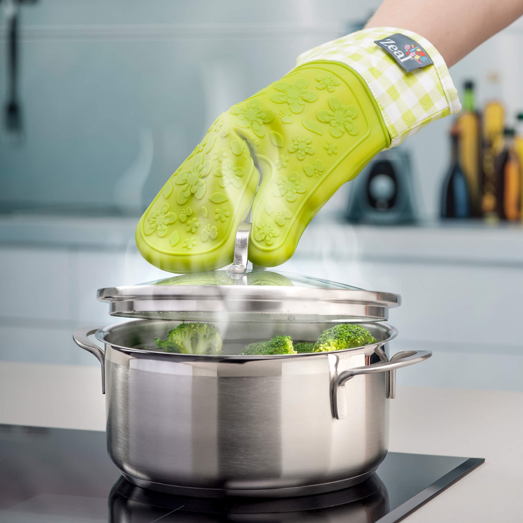Steam Stop™ Waterproof Silicone Single Oven Glove
