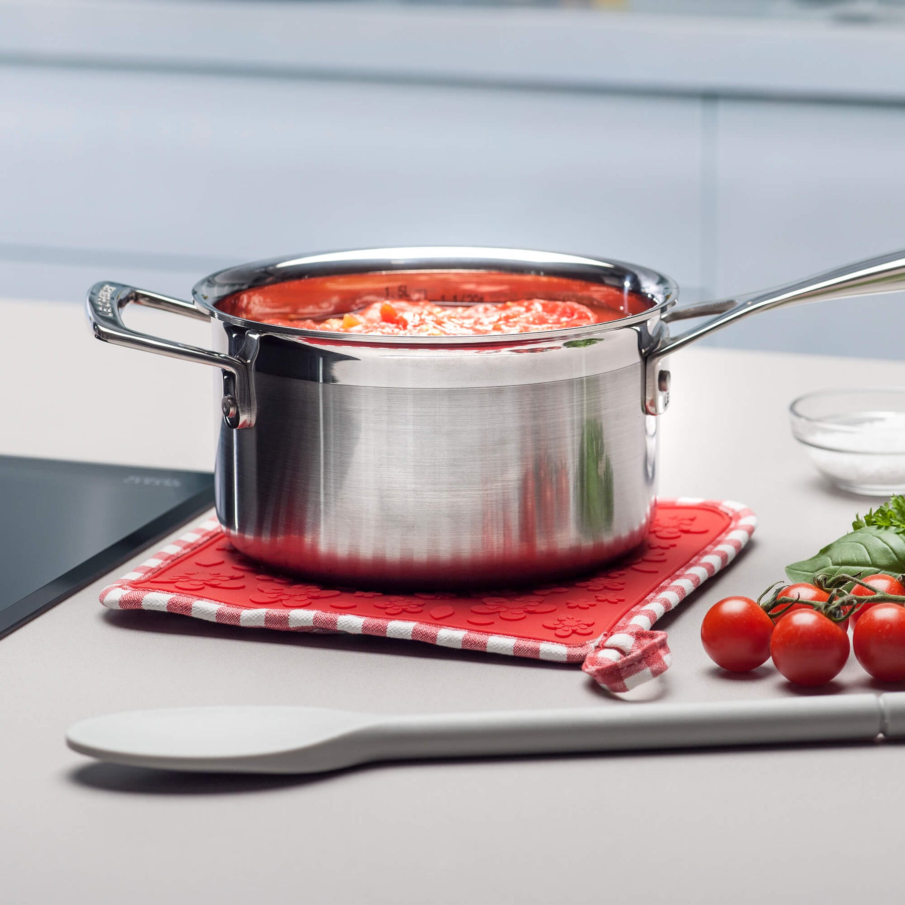 Silicone Square Hot Grab / Trivet Mat, Gingham