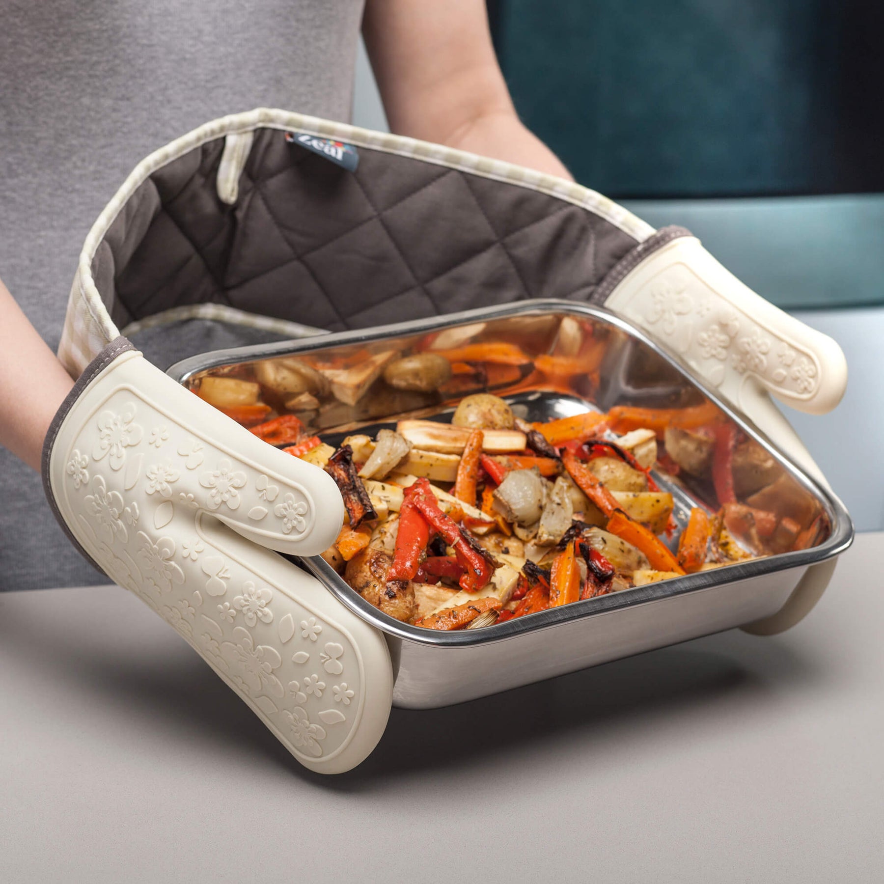 Steam Stop™ Waterproof Silicone Double Oven Glove