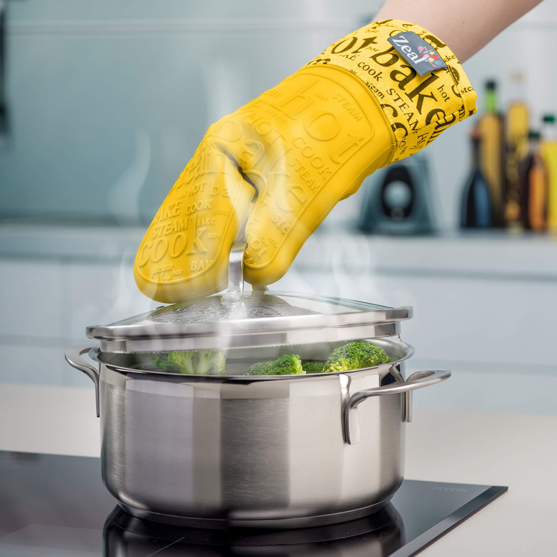 Steam Stop™ Waterproof Silicone Single Oven Glove