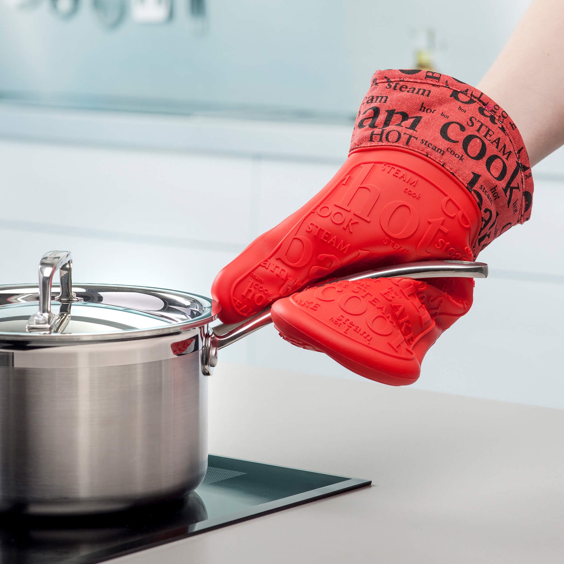 Steam Stop™ Waterproof Silicone Single Oven Glove