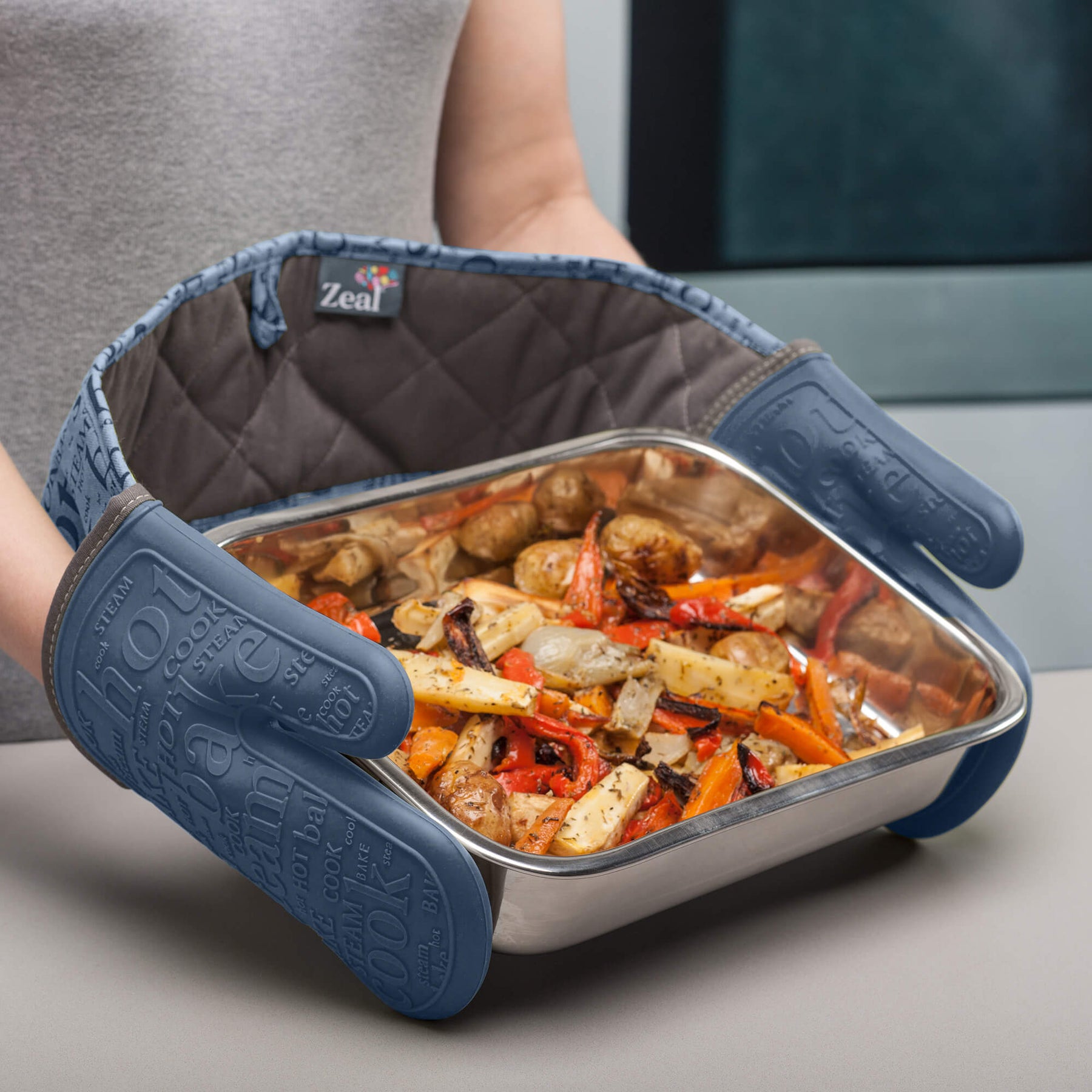 Steam Stop™ Waterproof Silicone Double Oven Glove