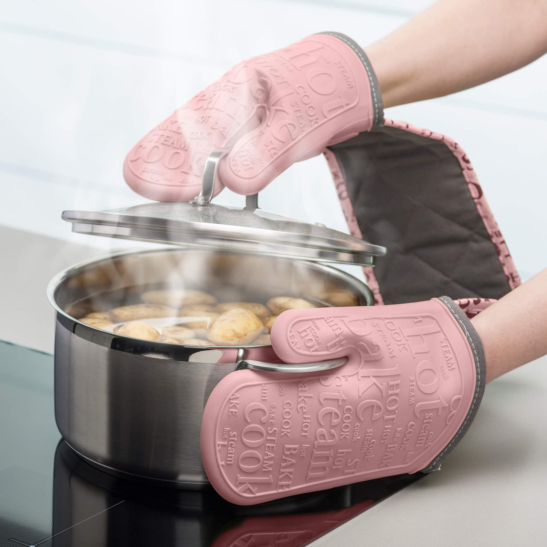 Steam Stop™ Waterproof Silicone Double Oven Glove