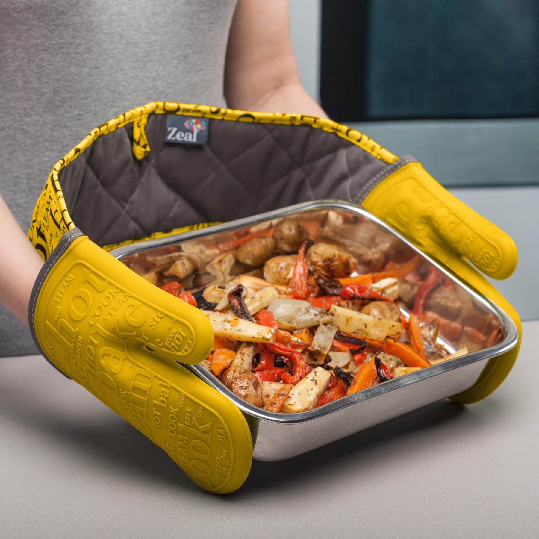 Steam Stop™ Waterproof Silicone Double Oven Glove