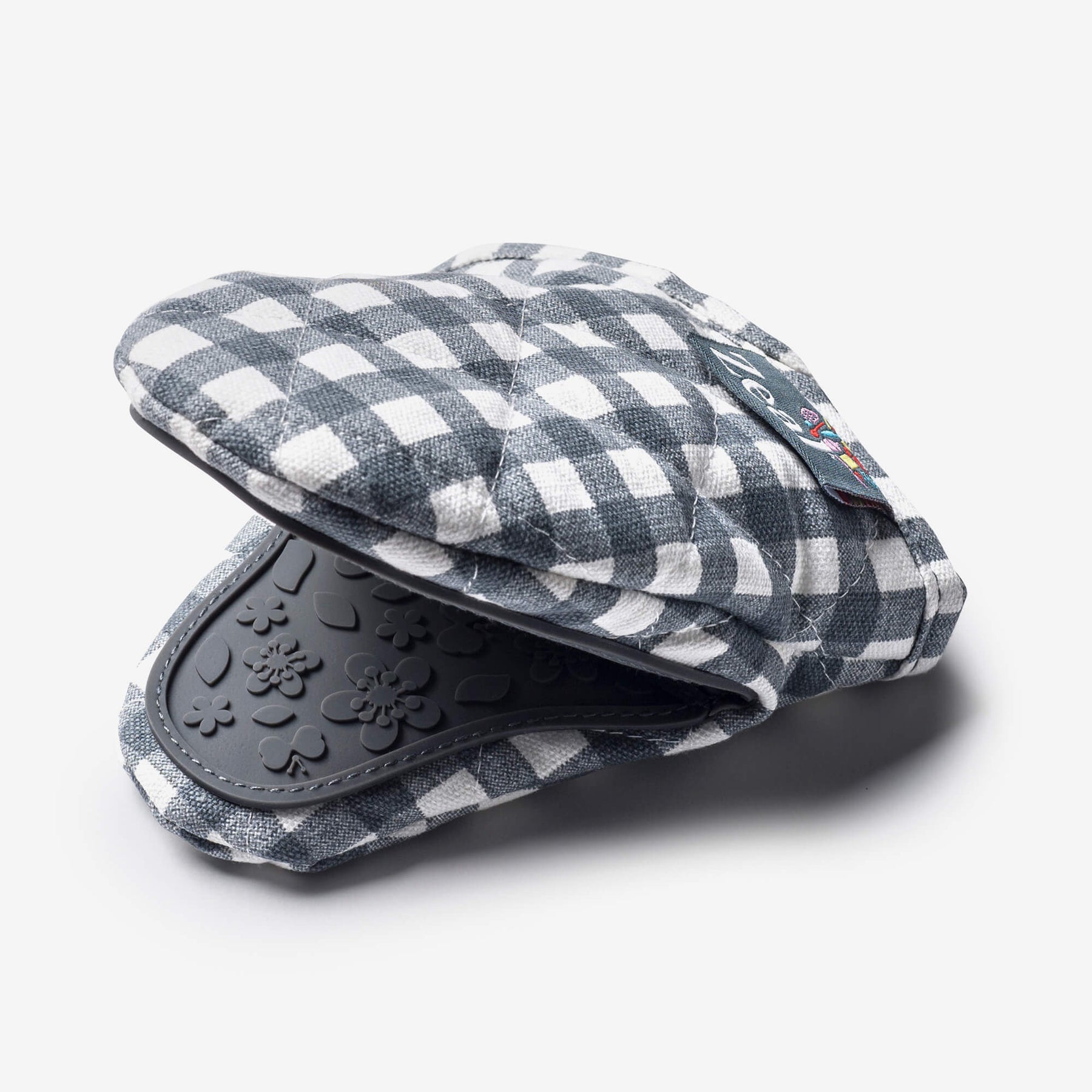 Silicone Hot Grab Mini Oven Mitt, Gingham