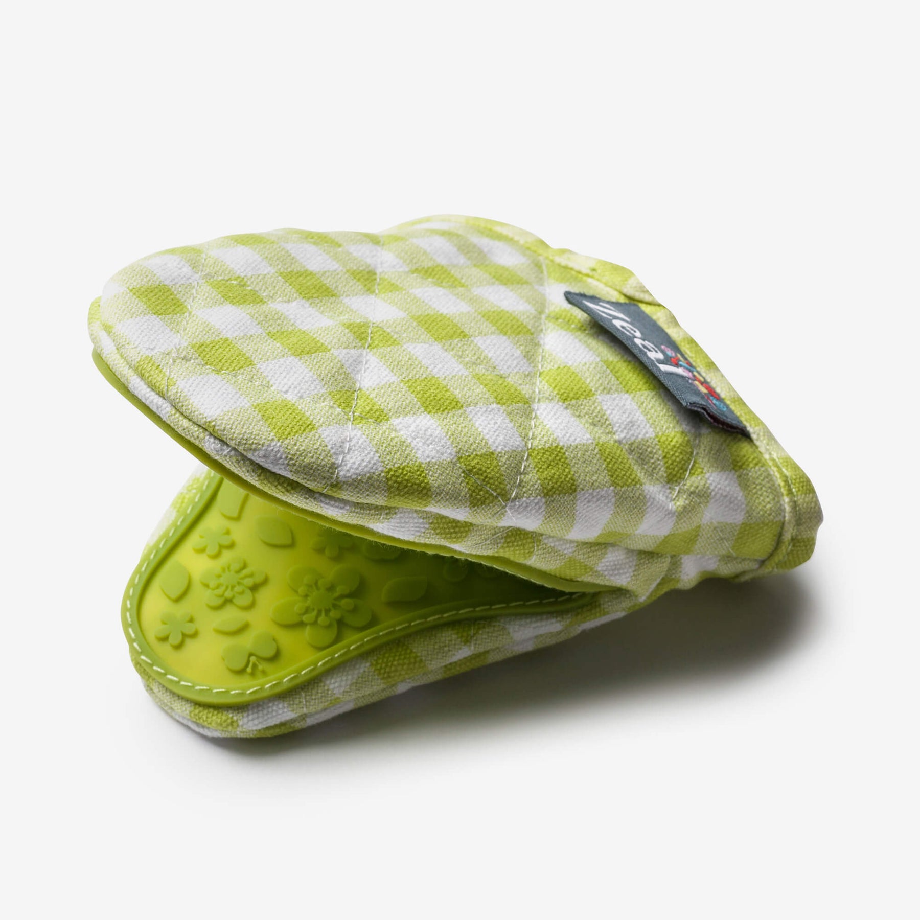 Silicone Hot Grab Mini Oven Mitt, Gingham