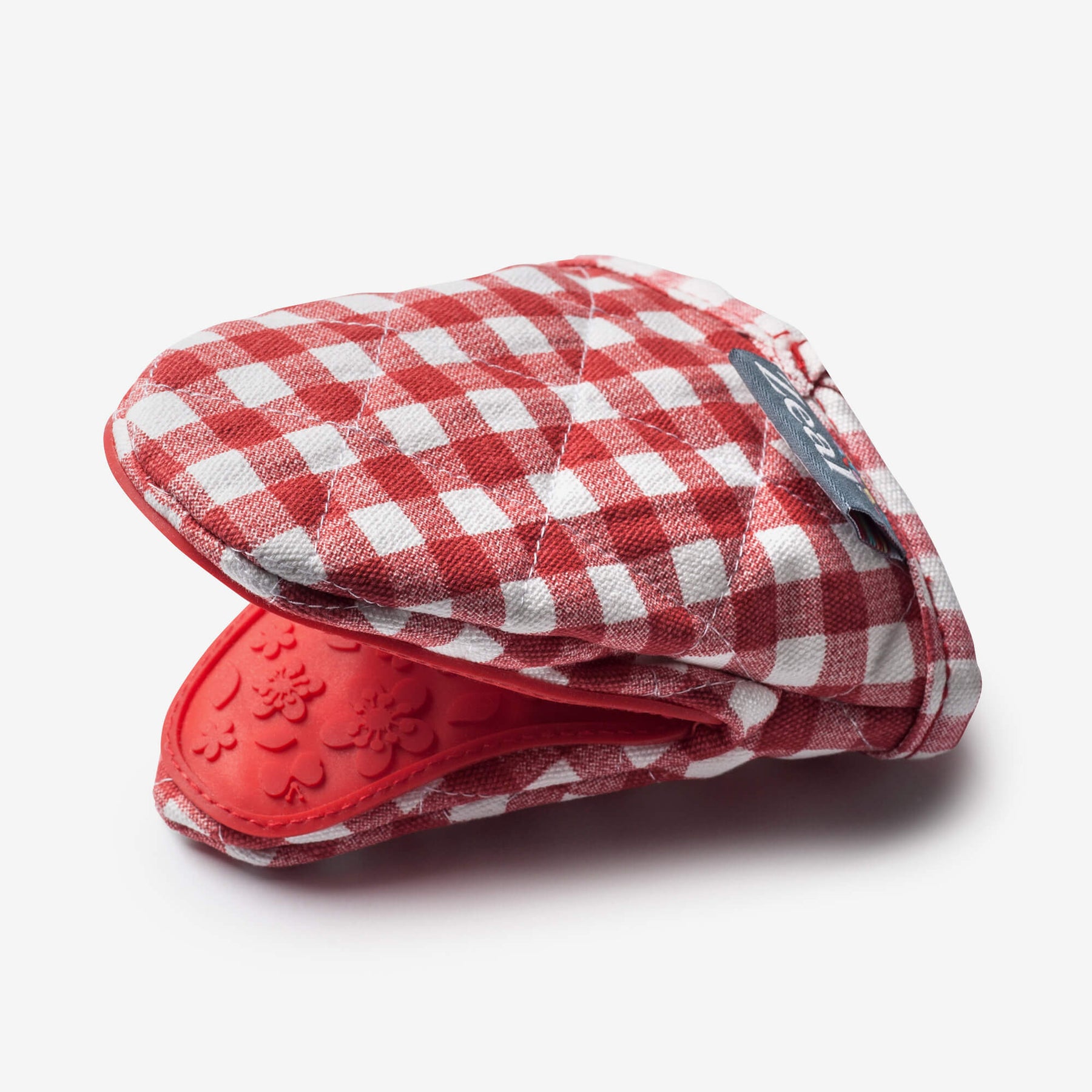 Silicone Hot Grab Mini Oven Mitt, Gingham