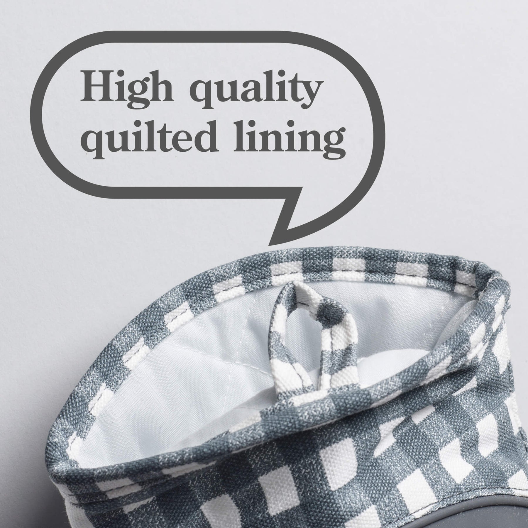 Silicone Hot Grab Mini Oven Mitt, Gingham