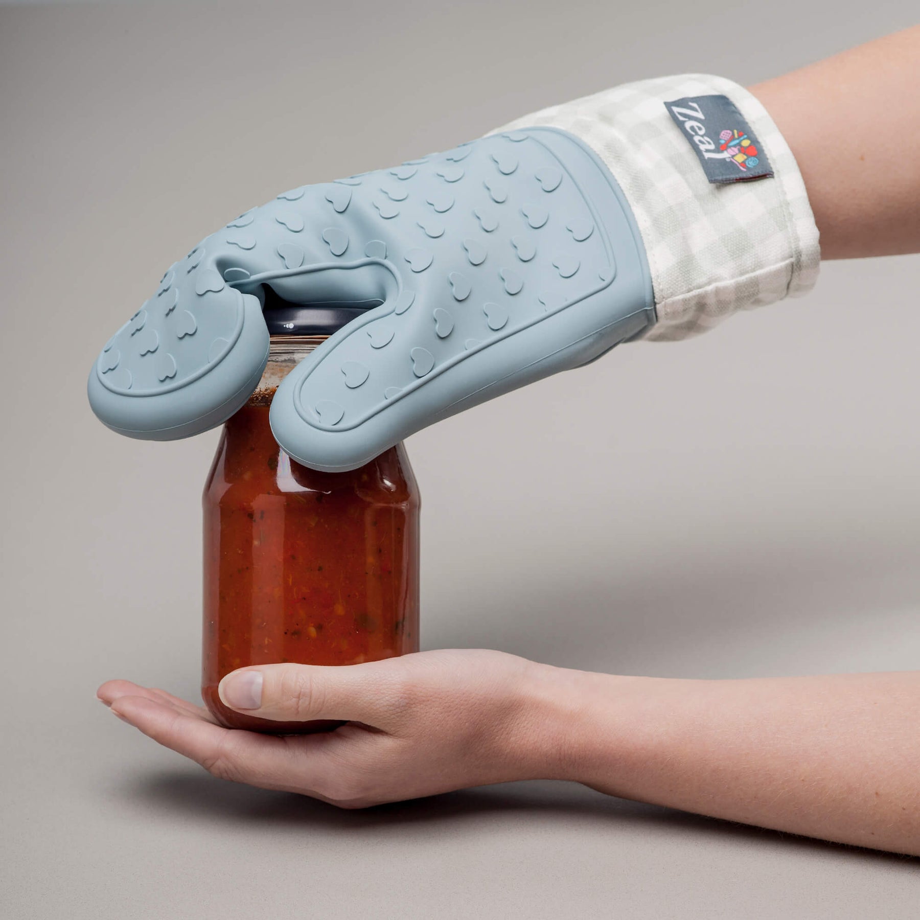 Steam Stop™ Silicone Single Oven Glove, Gingham