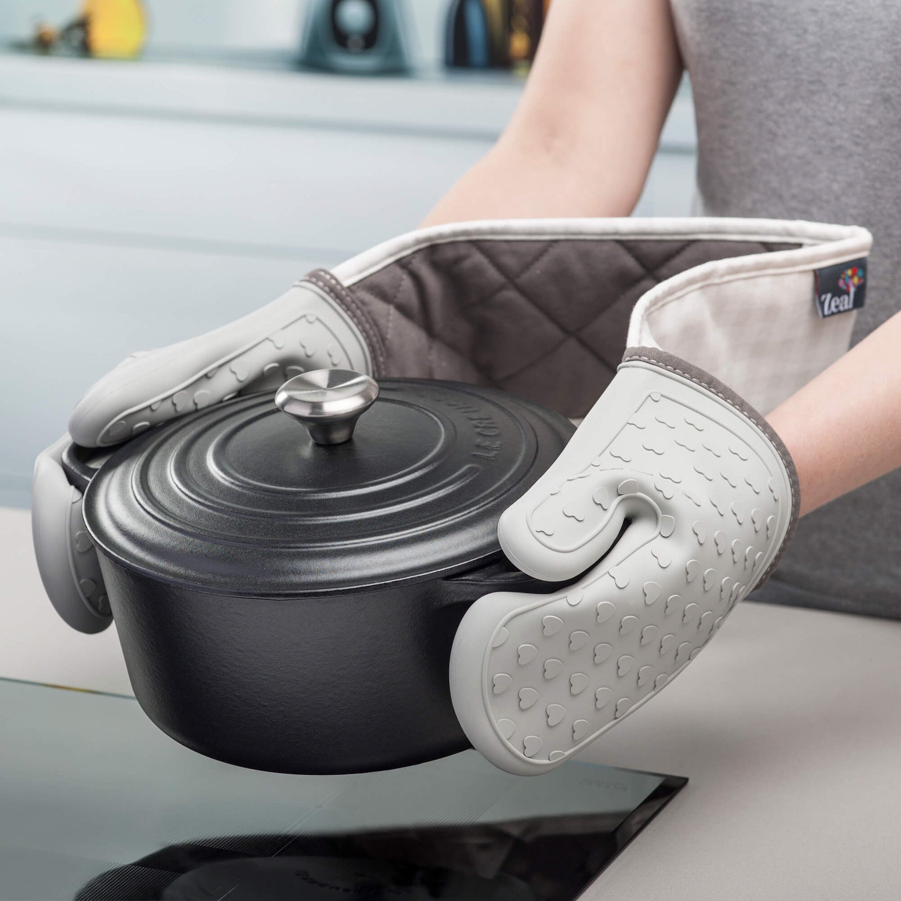Steam Stop™ Waterproof Silicone Double Oven Glove