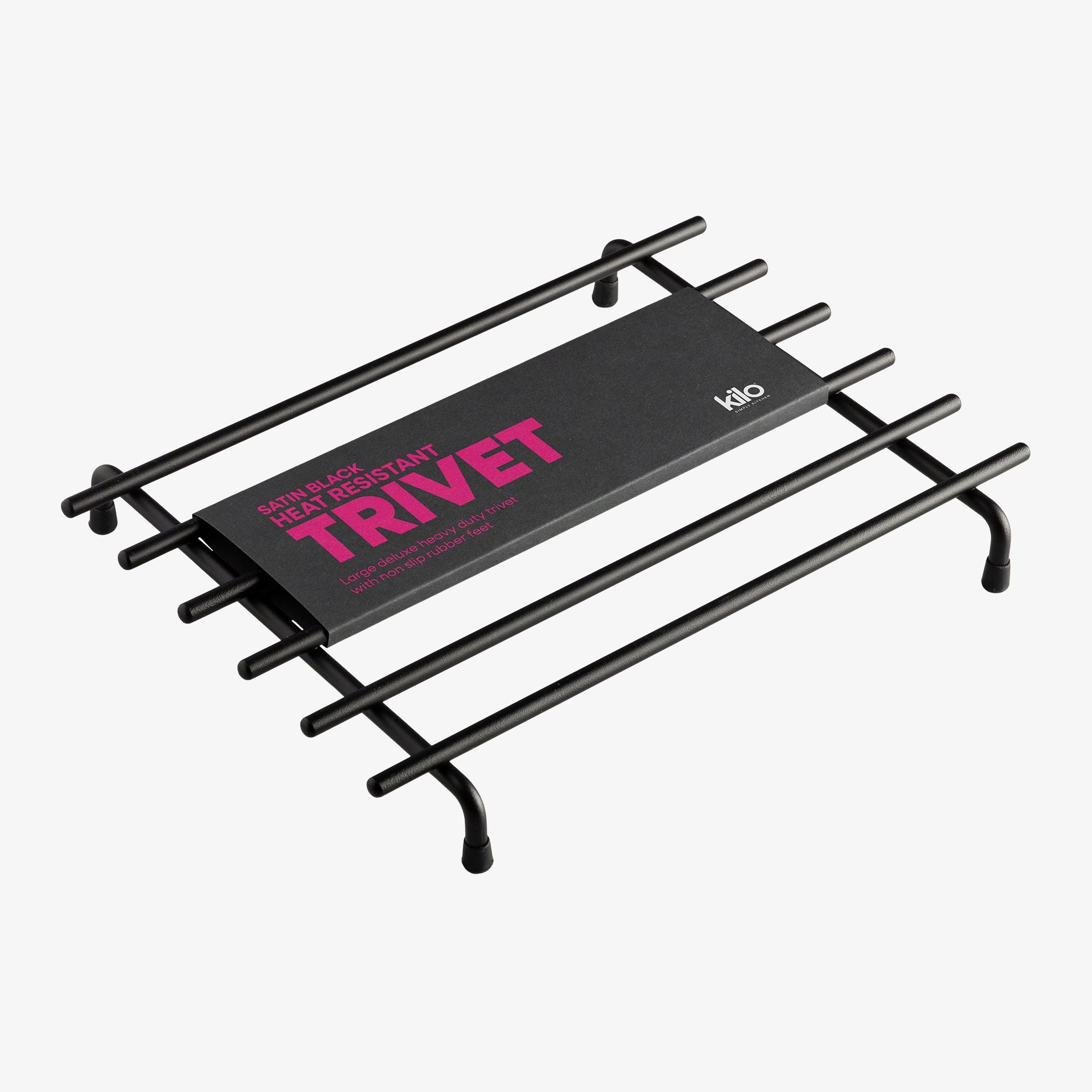 Kilo Deluxe Chrome Trivet, Large | Cooking Accessories