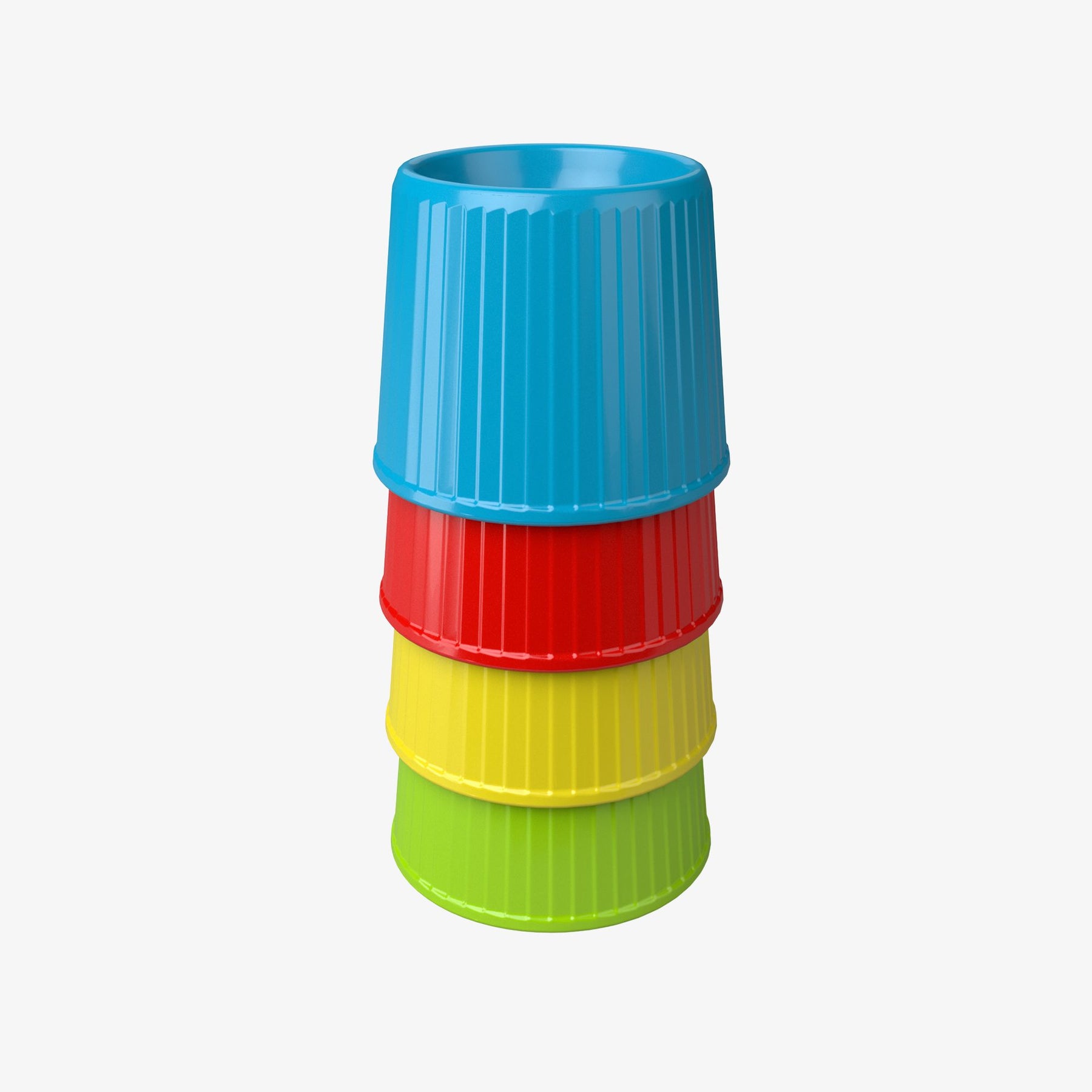 Melamine Stacking Egg Cups, Set Of 4