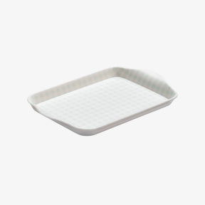 Melamine Gingham Tray, 18 x 14cm
