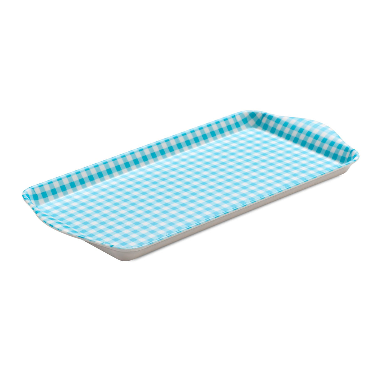 Melamine Gingham Sandwich Serving Tray